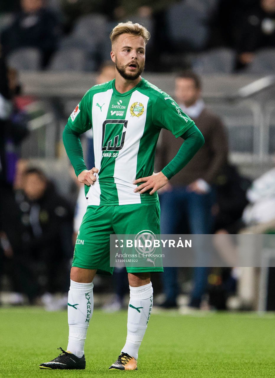 Hammarbys Sander Svendsen deppar