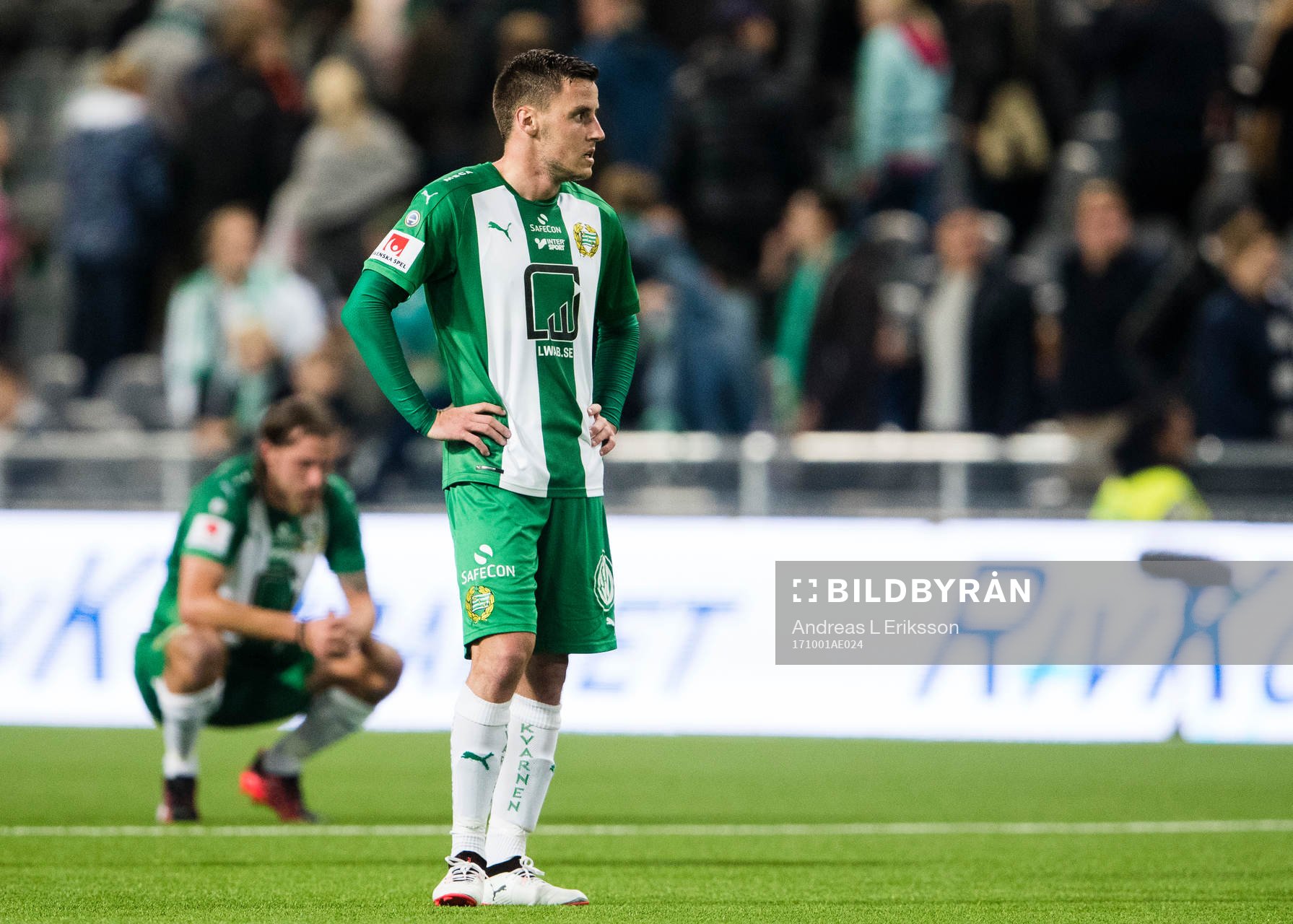 Hammarbys Björn Paulsen och Jeppe Andersen deppar