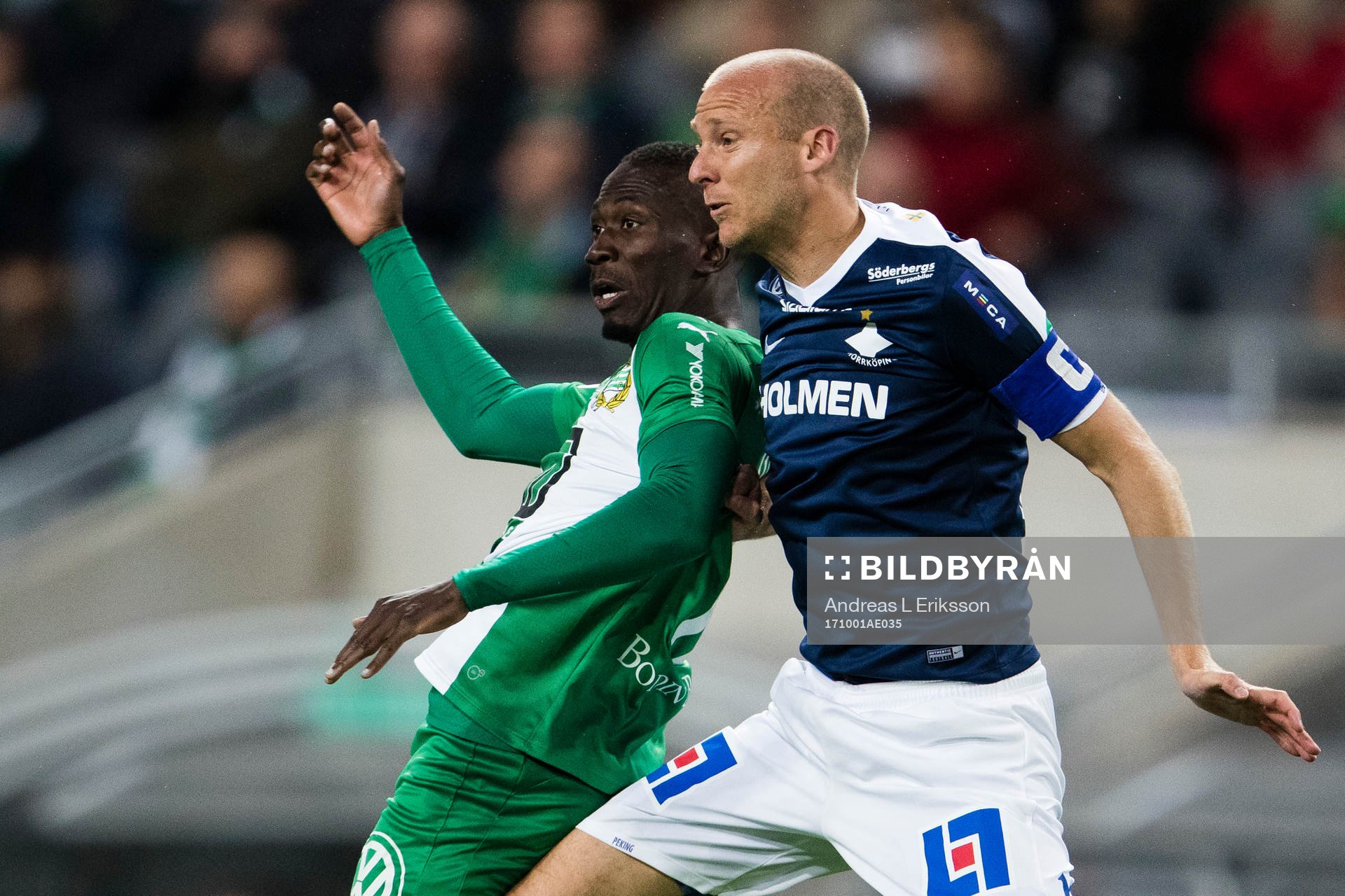 Hammarbys Pa Amat Dibba i en nickduell med  Norrköpings