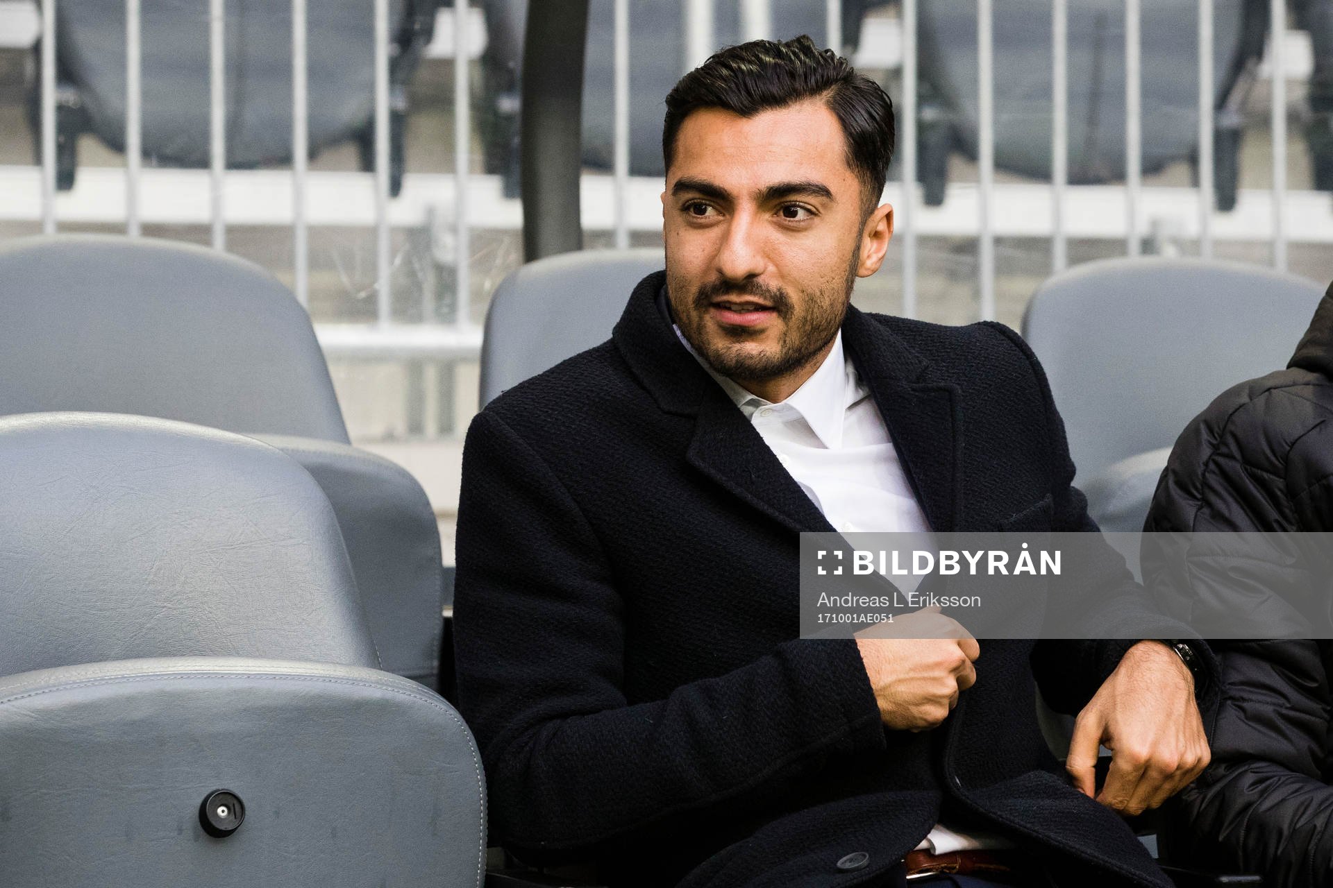 Hammarbys Jiloan Hamad på bänken