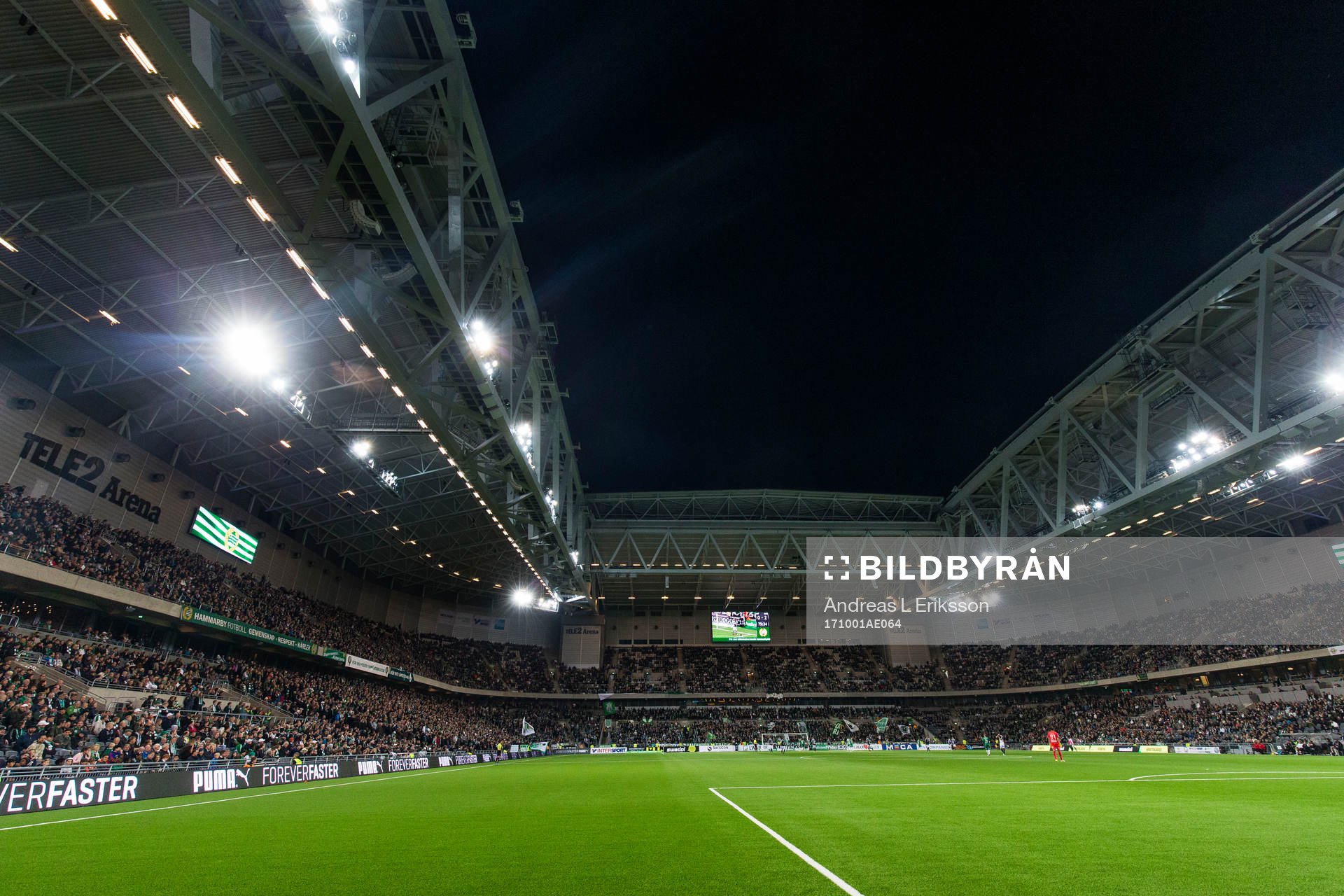 Interiör av Tele2 Arena