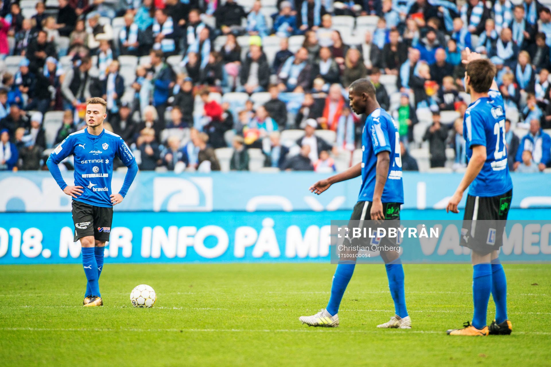 Halmstads Gabriel Gudmundsson, Aboubakar Keita och Marcus