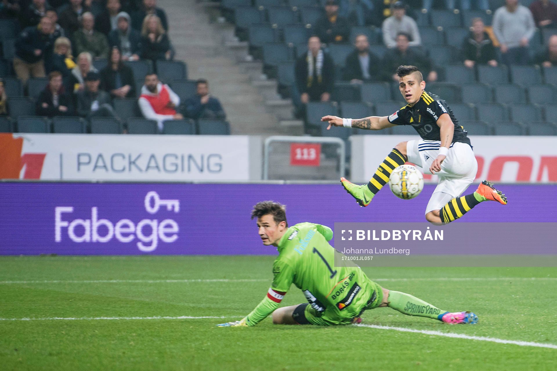 s Nicolas Marcelo Stefanelli gör 2-0 bakom Elfsborgs