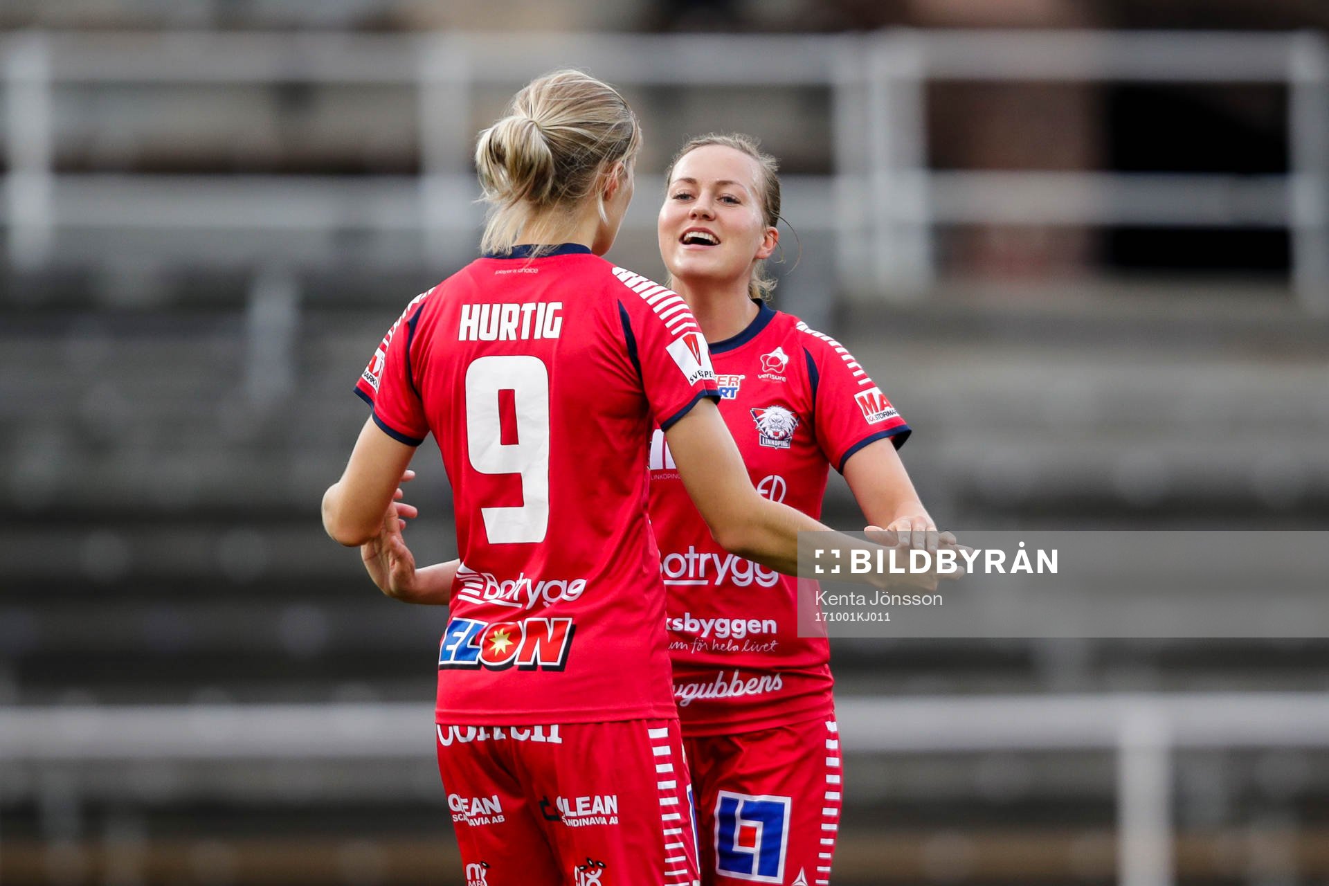 Linköpings Kristine Minde jublar