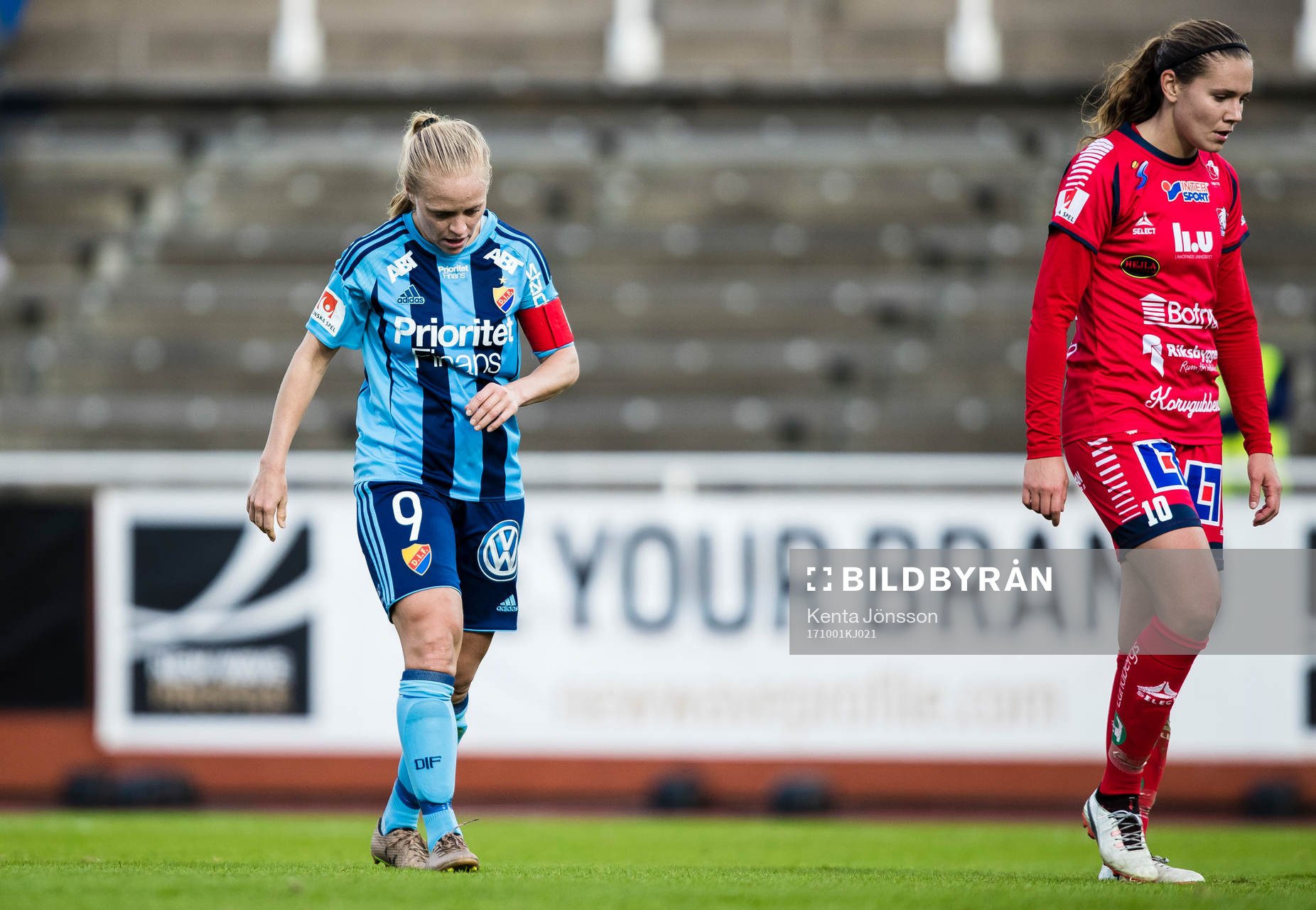 Djurgårdens Mia Jalkerud deppar