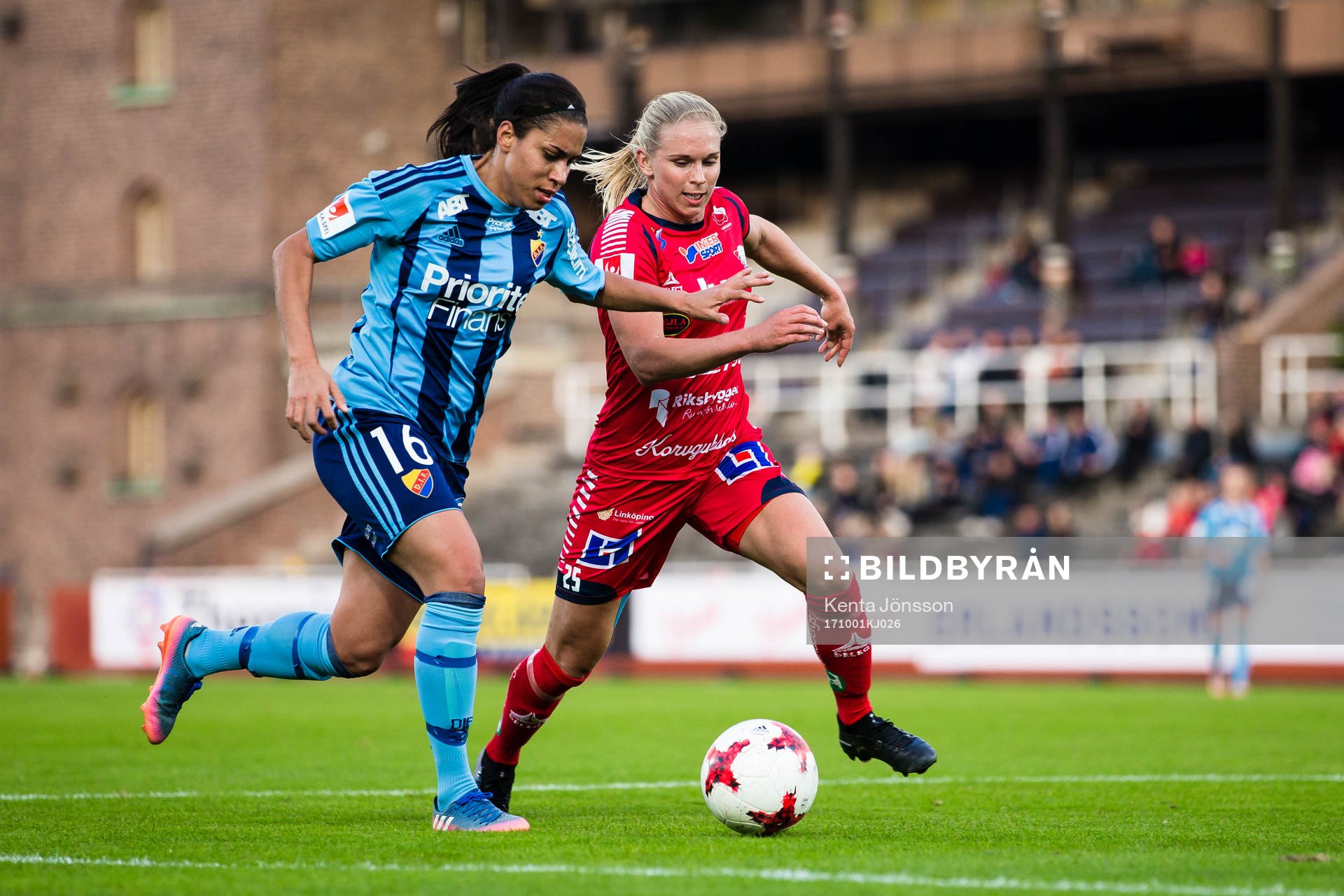Djurgårdens Tempest-Marie Norlin och Linköpings Jonna