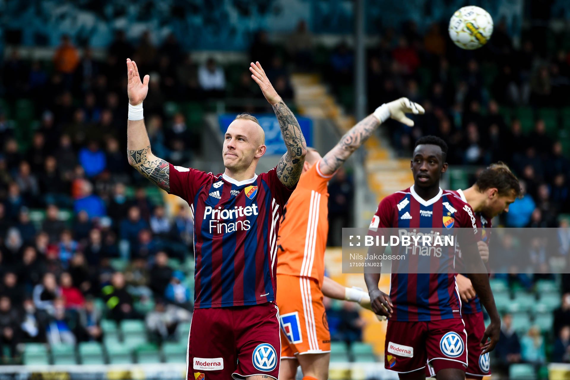 Djurgårdens Magnus Eriksson jublar