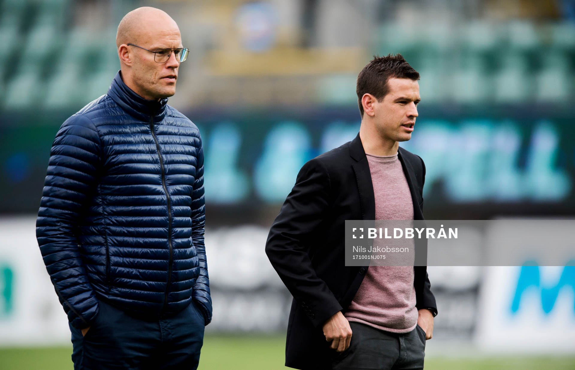 Sundsvalls tränare Joel Cedergren och assisterande