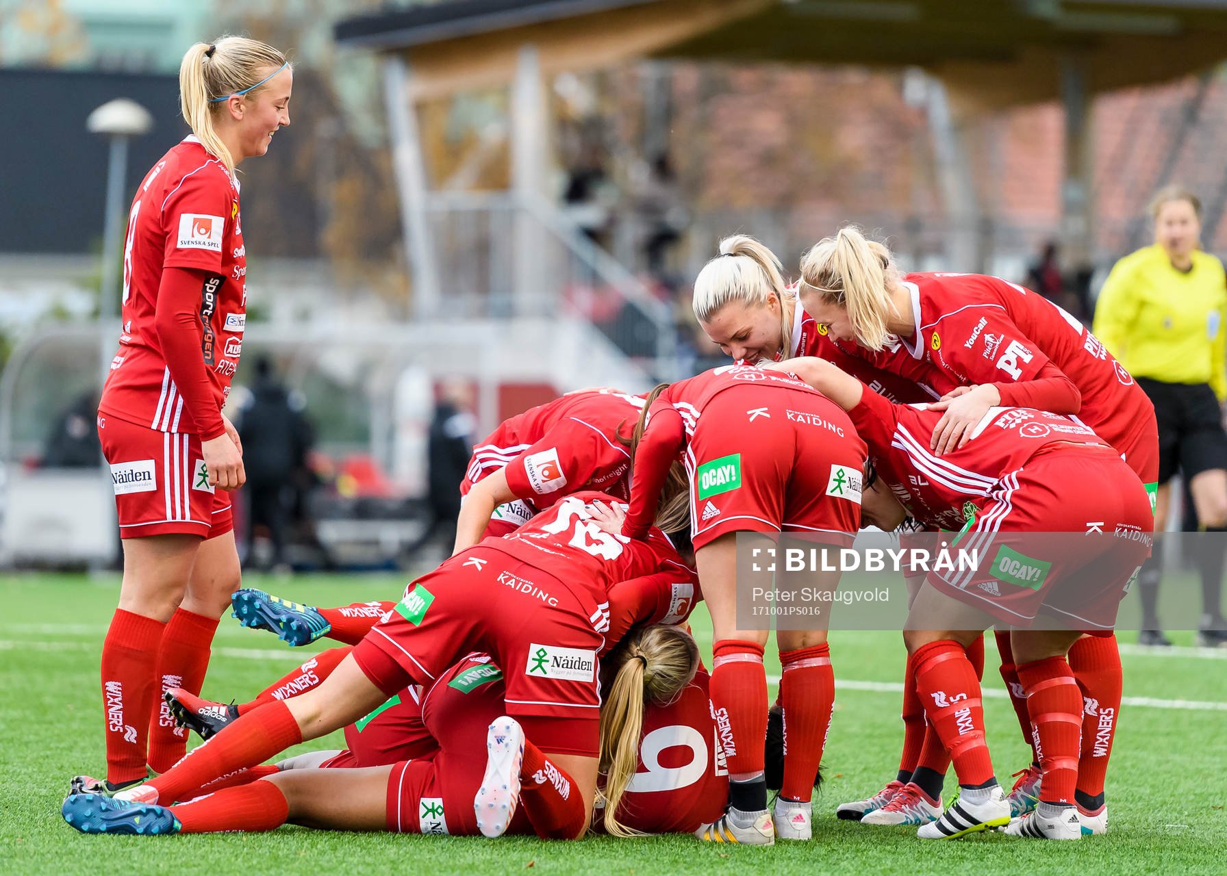 Piteåspelarna jublar