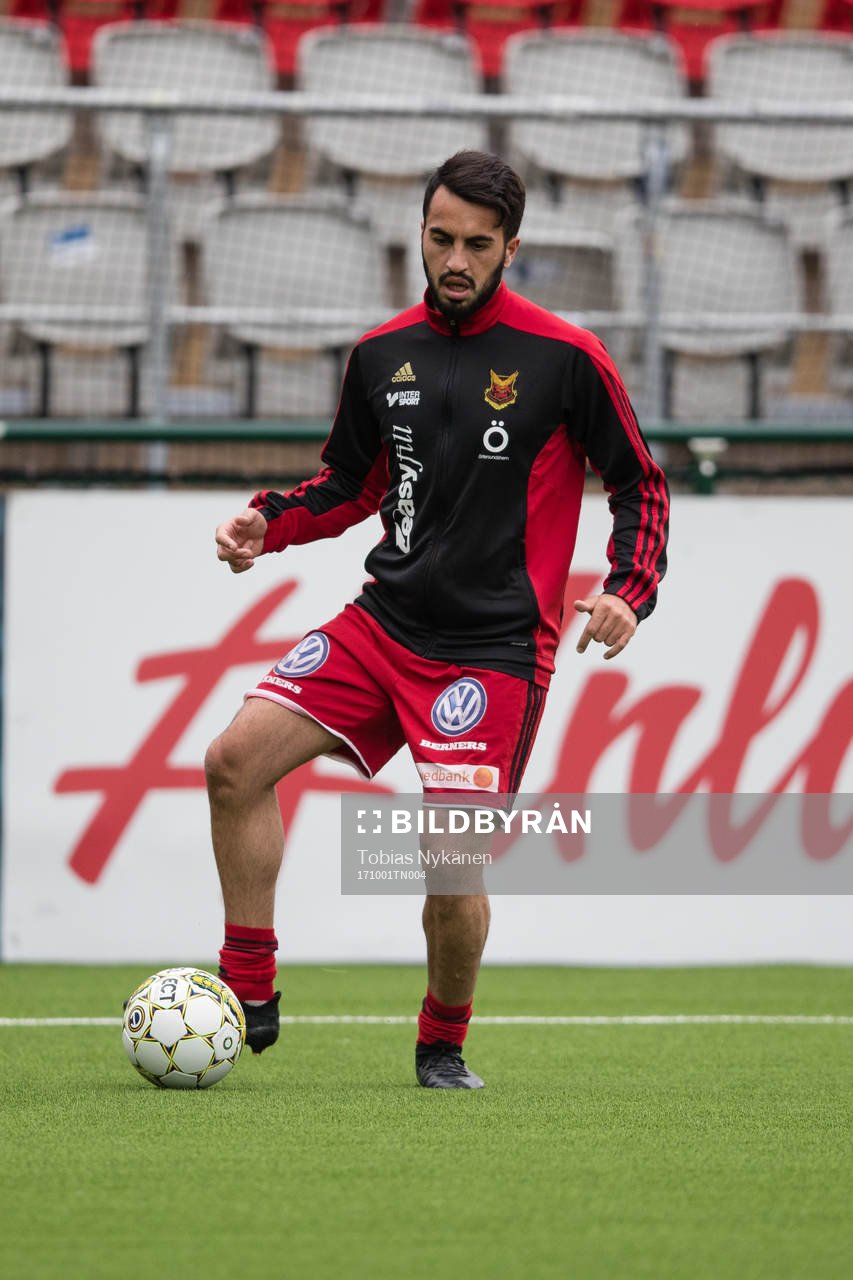 Östersunds Brwa Nouri värmer upp