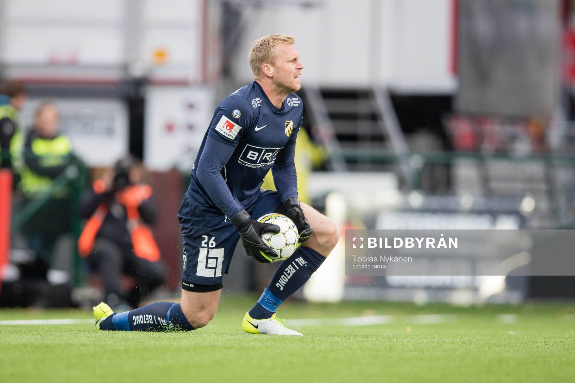 Häckens målvakt Peter Abrahamsson