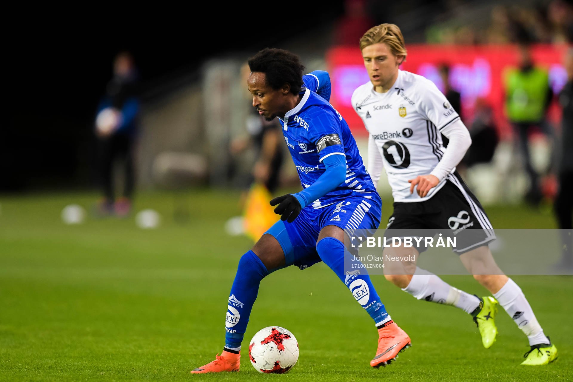 Amin Soleiman Askar  of Sarpsborg and Yann-Erik de Lanlay