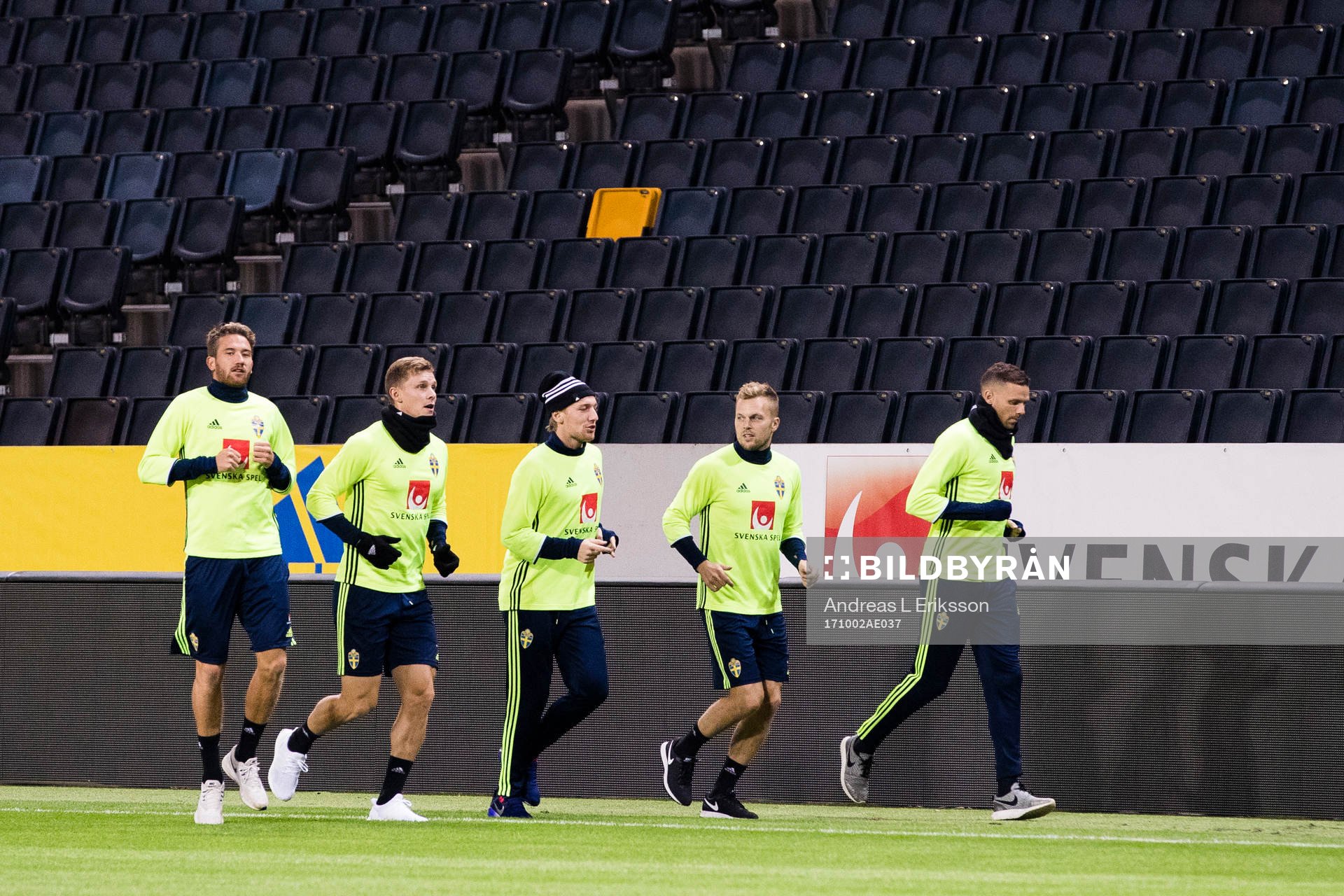 Sveriges Marcus Rohdén, Emil Krafth, Emil Forsberg,
