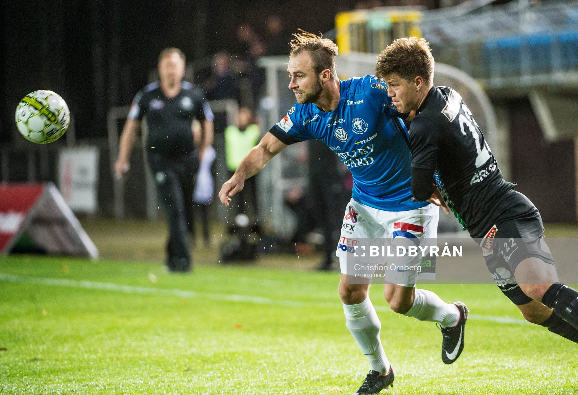 Trelleborgs Robin Jacobsson mot Varbergs Joel Palmqvist