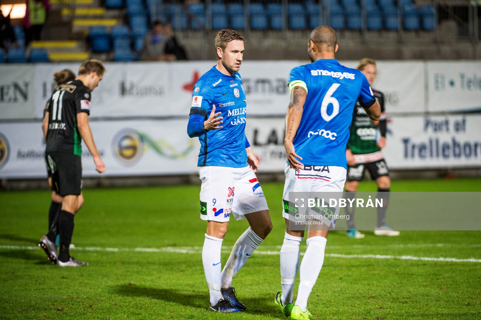 Trelleborgs Marcus Pode jublar