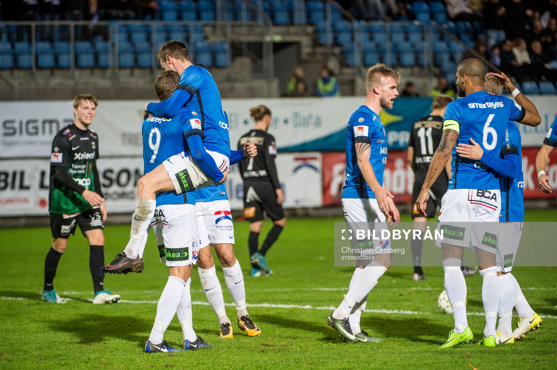 Trelleborgs Marcus Pode jublar