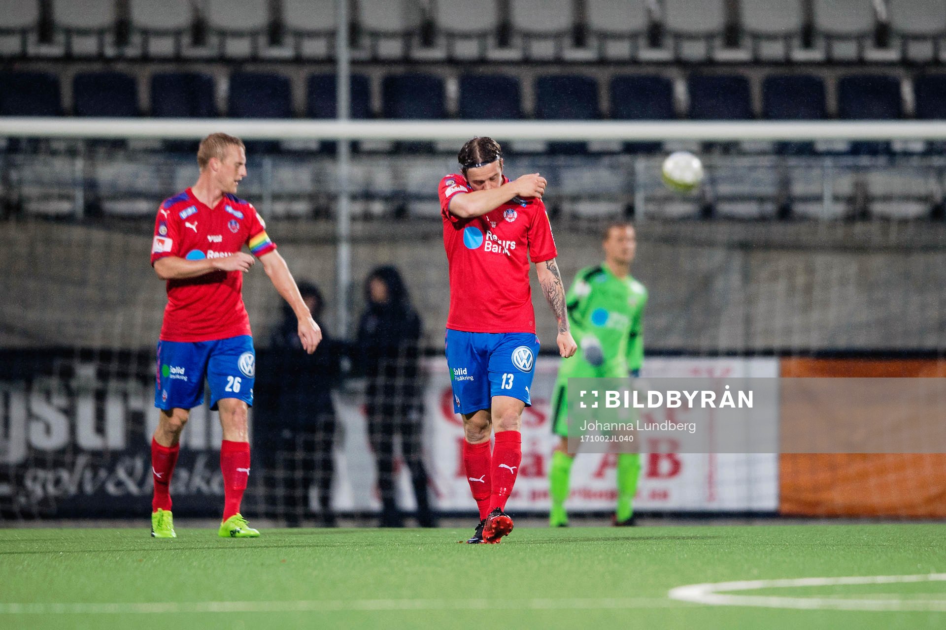 Helsingborgs Alexander Achinioti-Jönsson och Peter Larsson