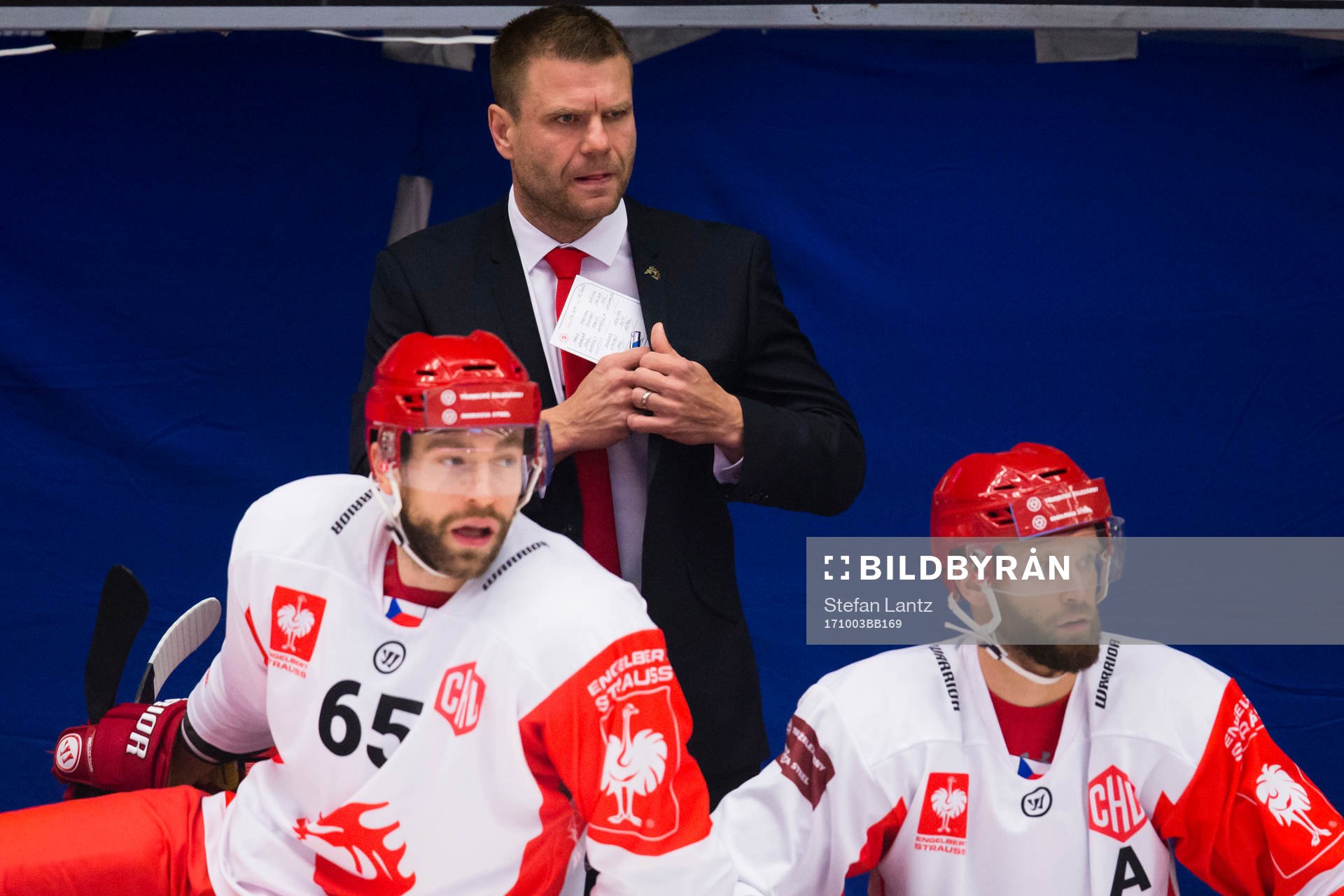 Vaclav Varada head coach of Ocelari Trinec