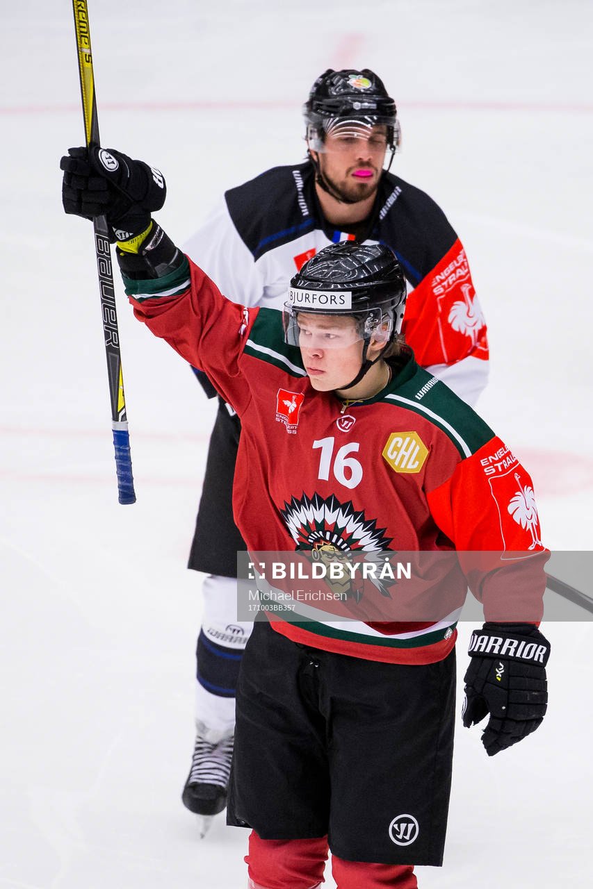 Frölundas Filip Westerlund jublar