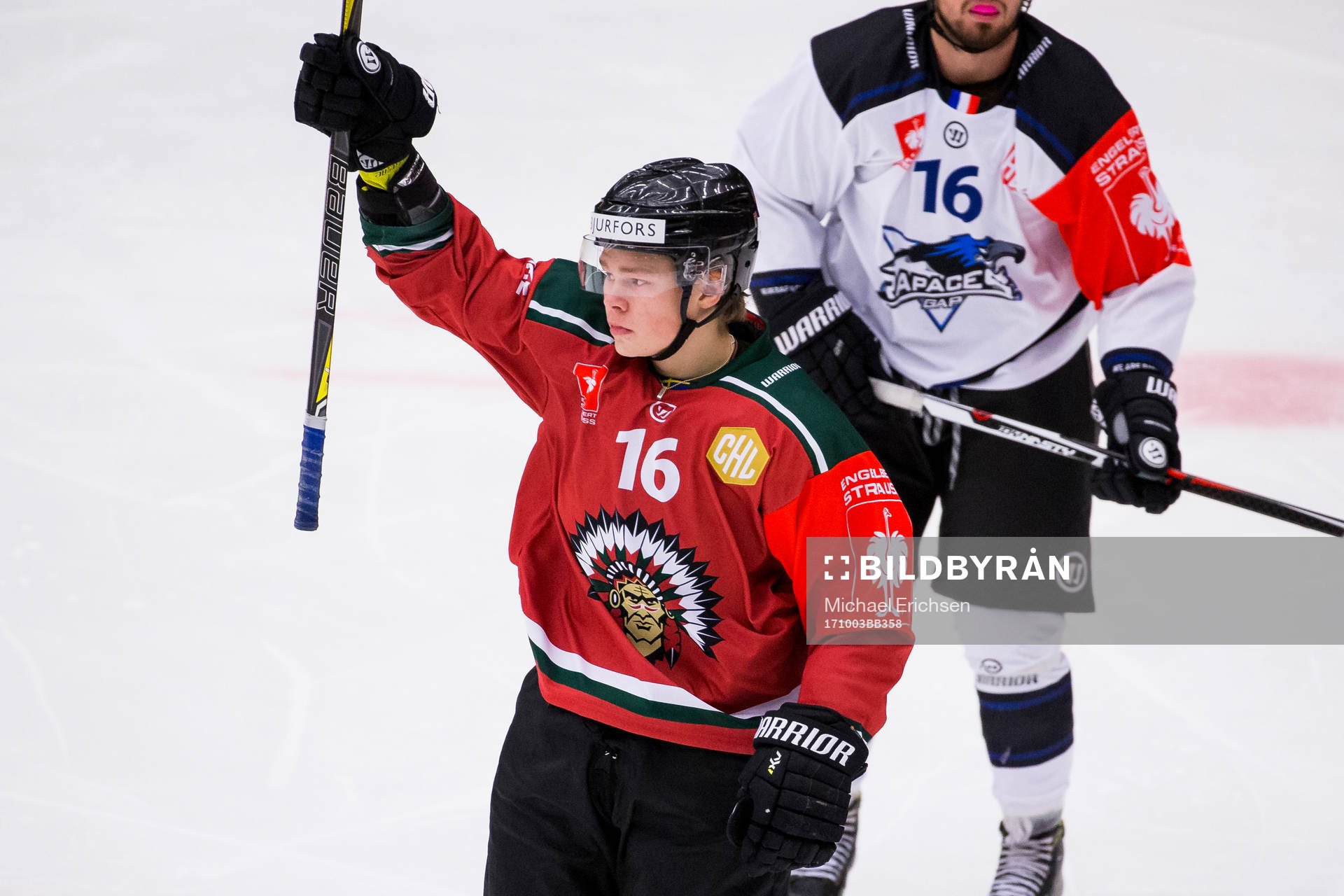 Frölundas Filip Westerlund jublar