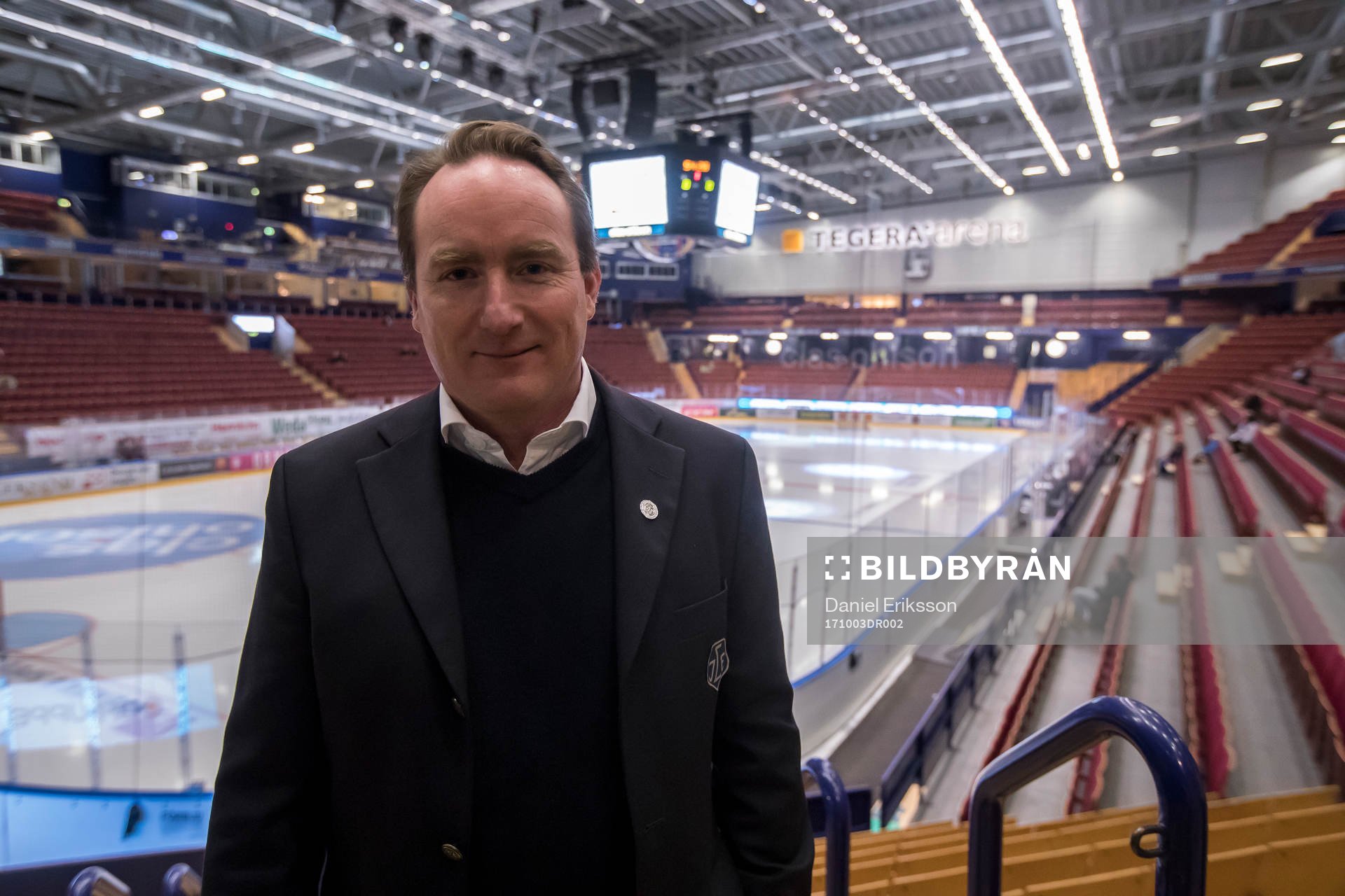 Leksands VD Klubbdirektör Christer Plars innan