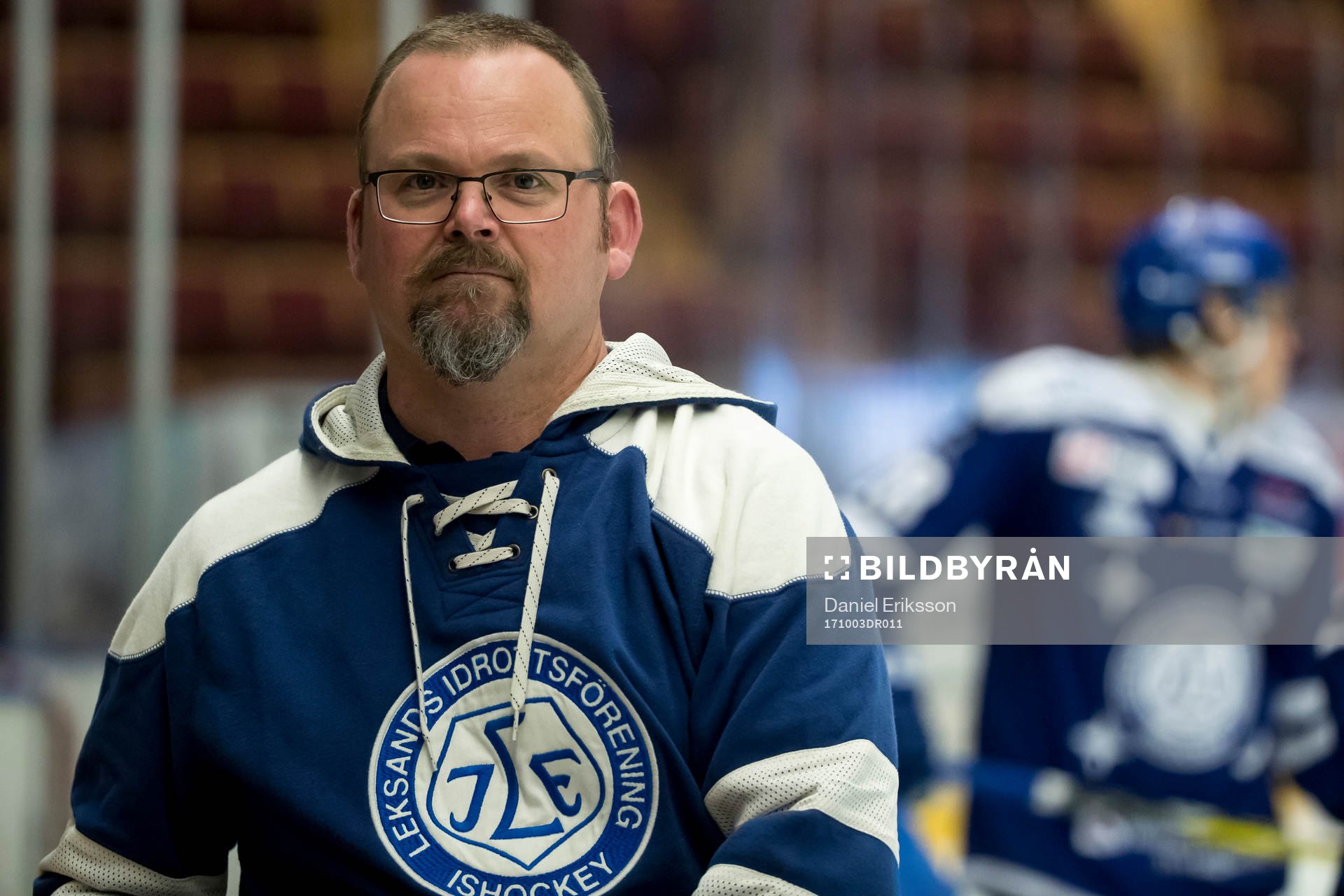 Leksands nya materialförvaltare Rob Flahiff  innan