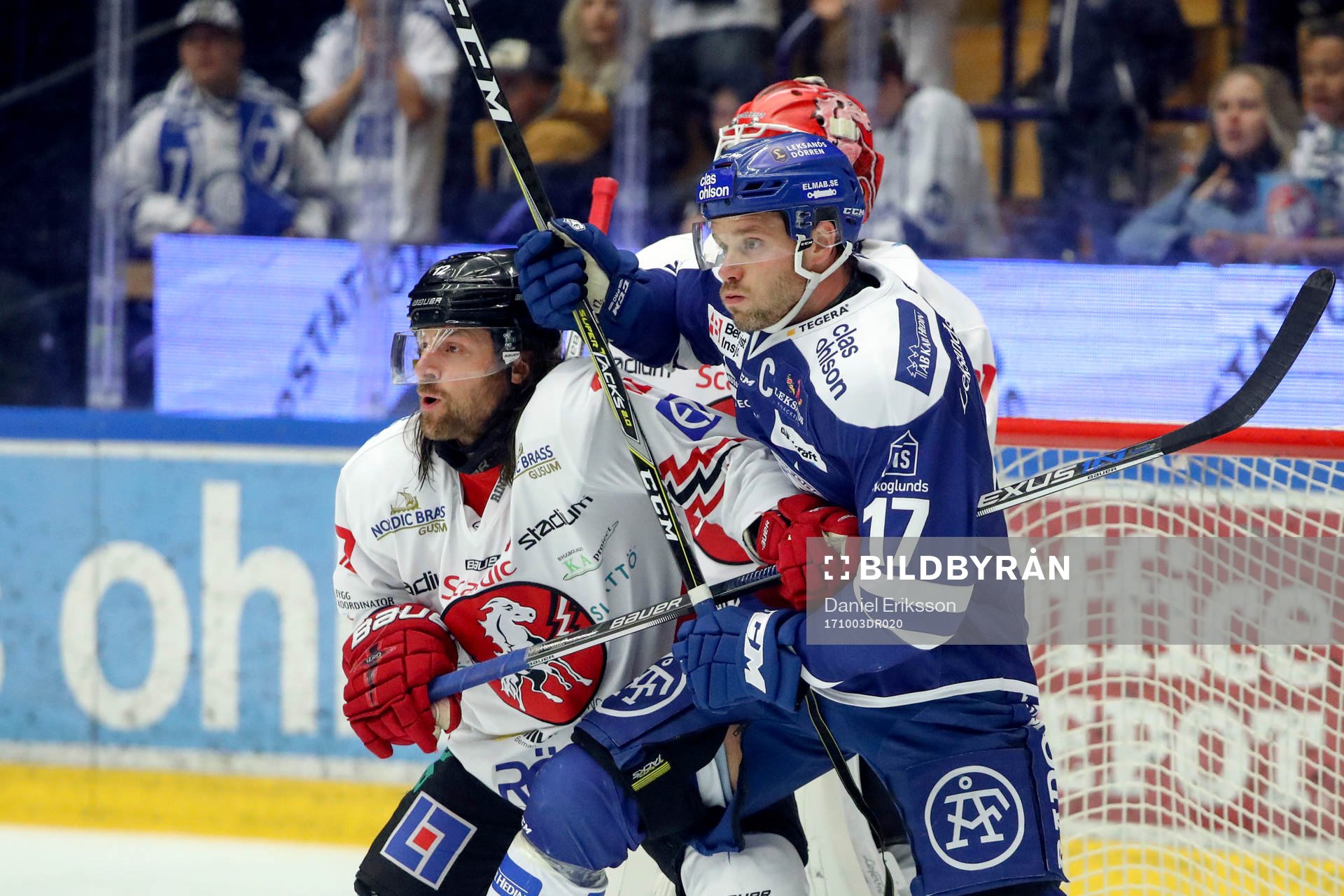 Leksands Jesper Ollas och Vita Hästens Daniel Josefsson