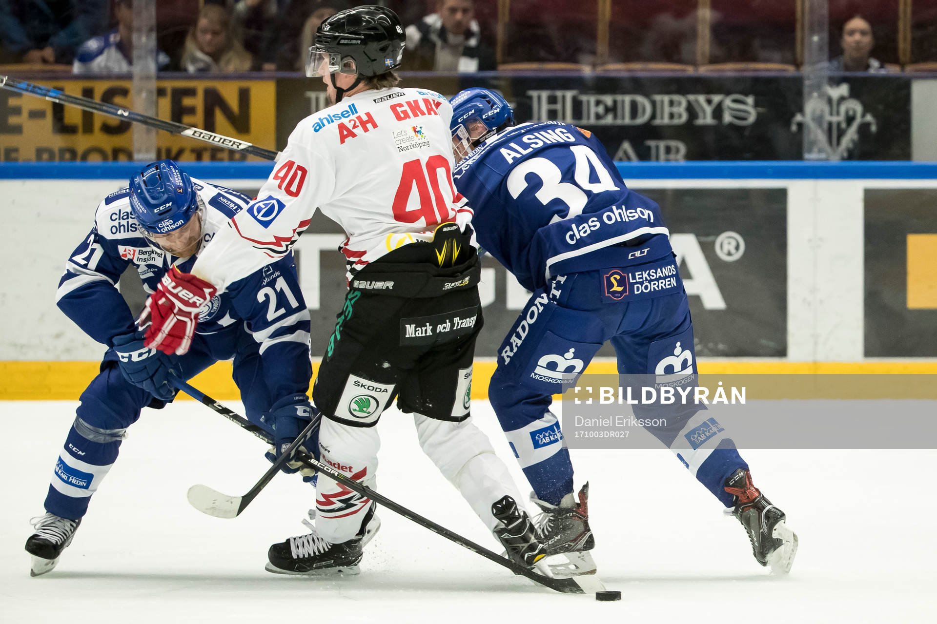 Leksands Mattias Ritola och Vita Hästens Mattias Kalin och