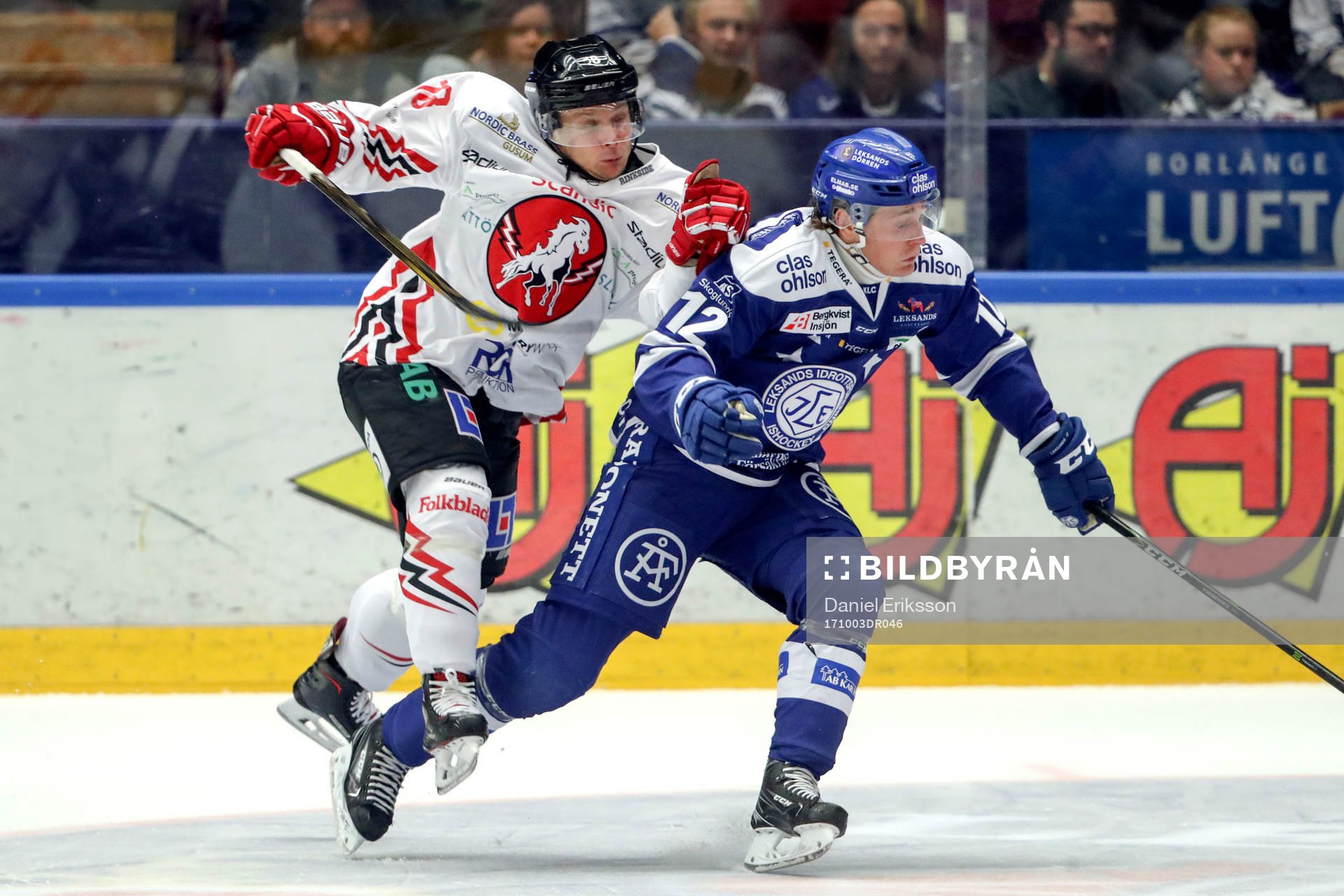 Vita Hästens Jonathan Tholander och Leksands Fredrik