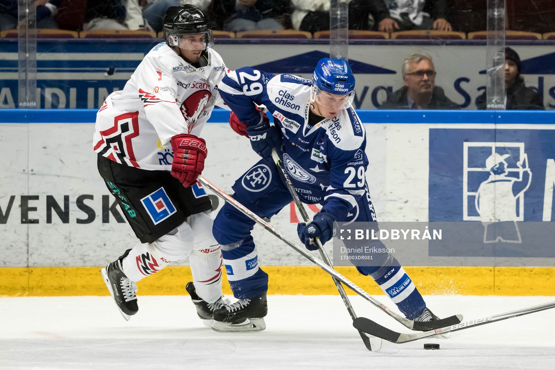 Vita Hästens Alexander Anderberg och Leksands David Åslin