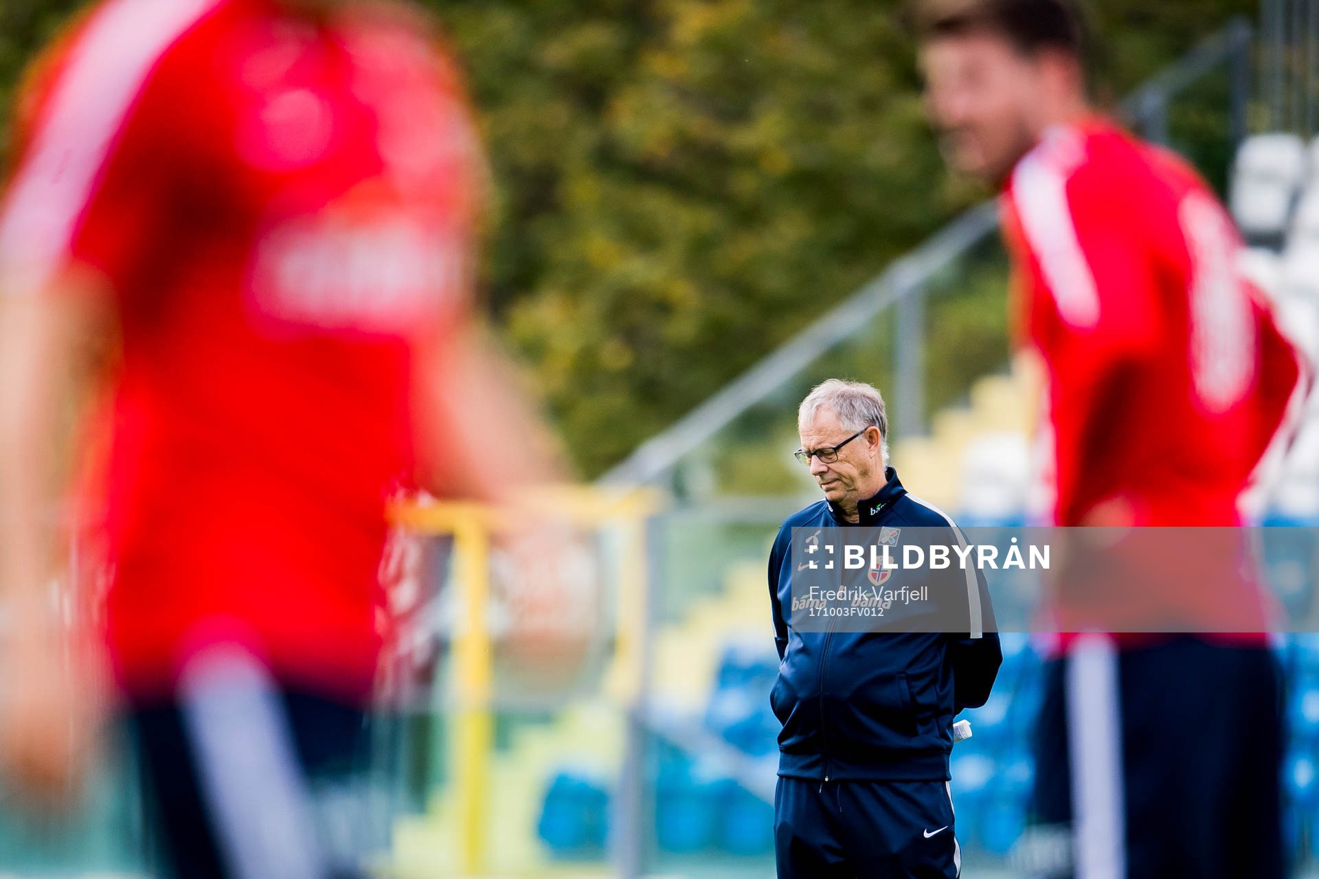 Lars Lagerbäck, head coach of Norway