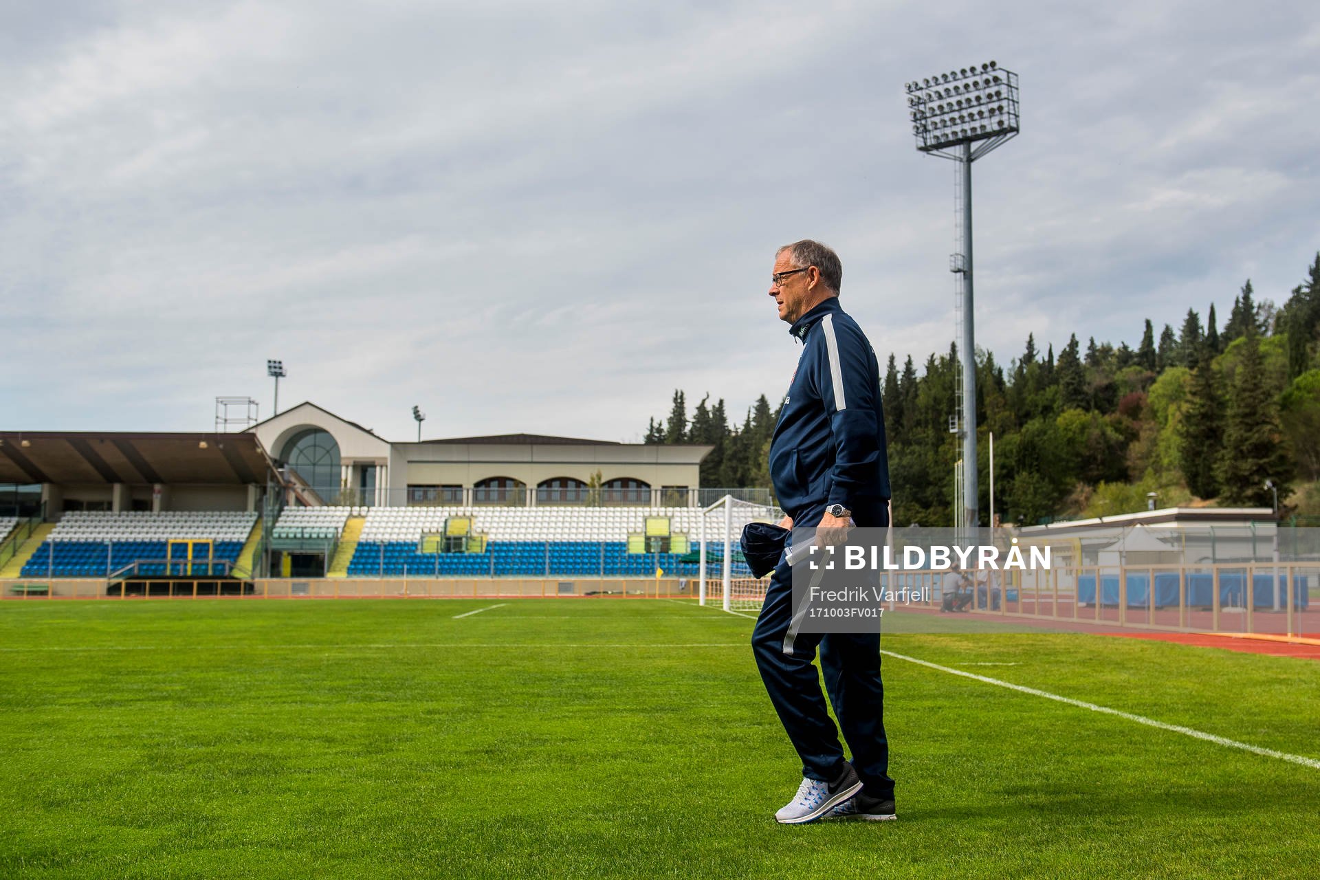 Lars Lagerbäck, head coach of Norway
