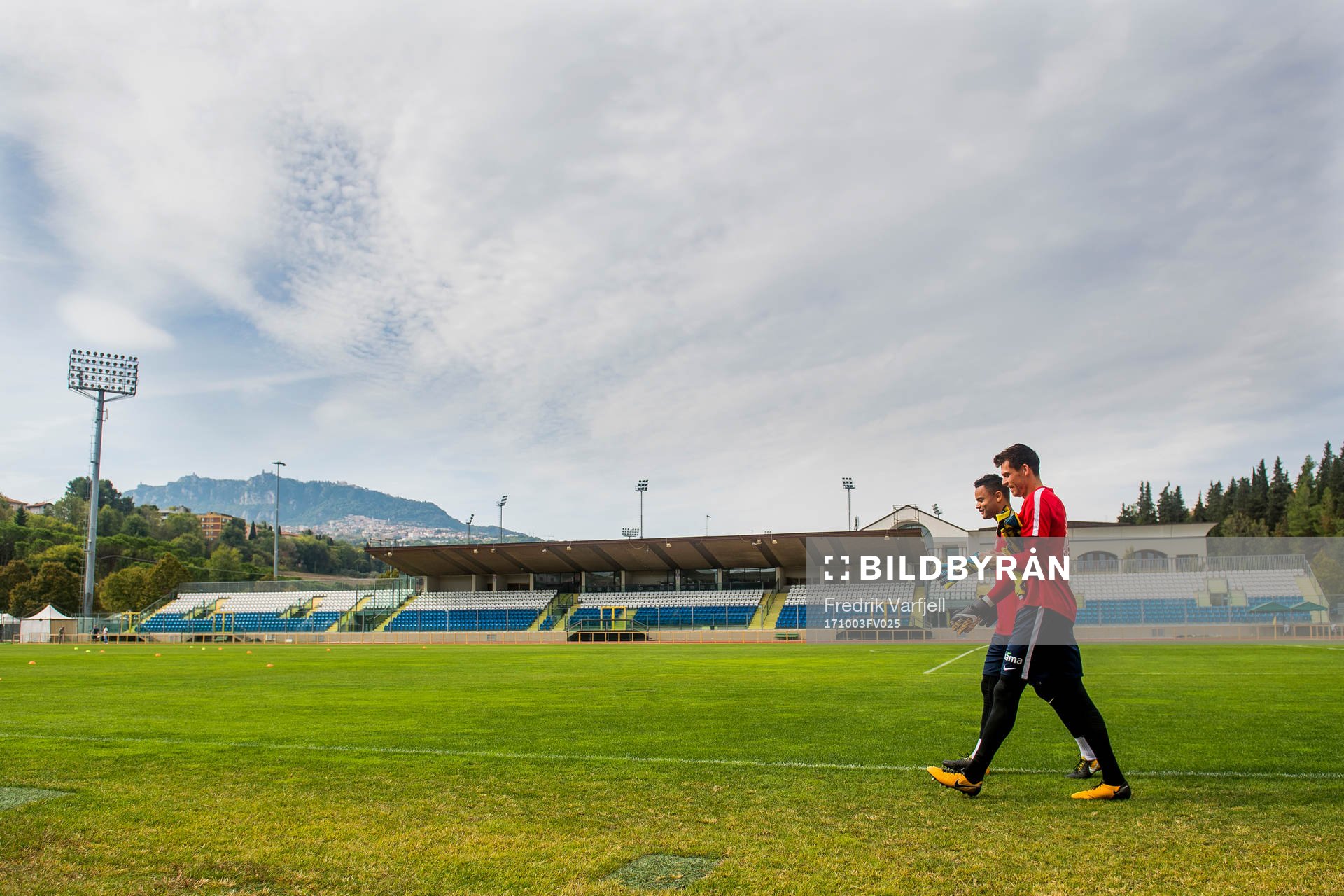 Goalkeeper Sten Michael Grytebust and goalkeeper Rune