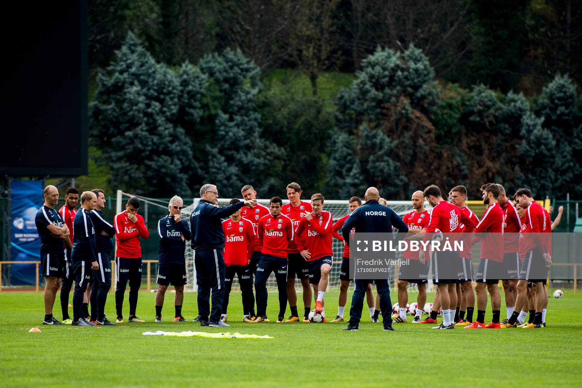 The Norwegian team