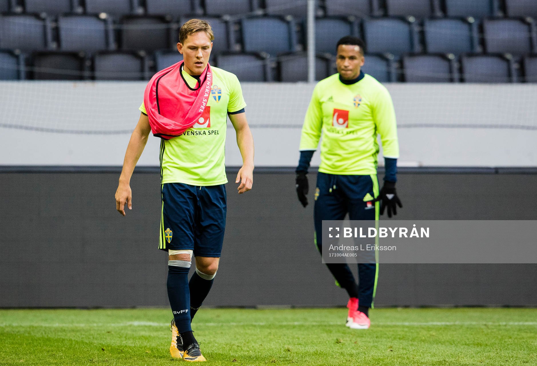 Sveriges Ludwig Augustinsson och Martin Olsson