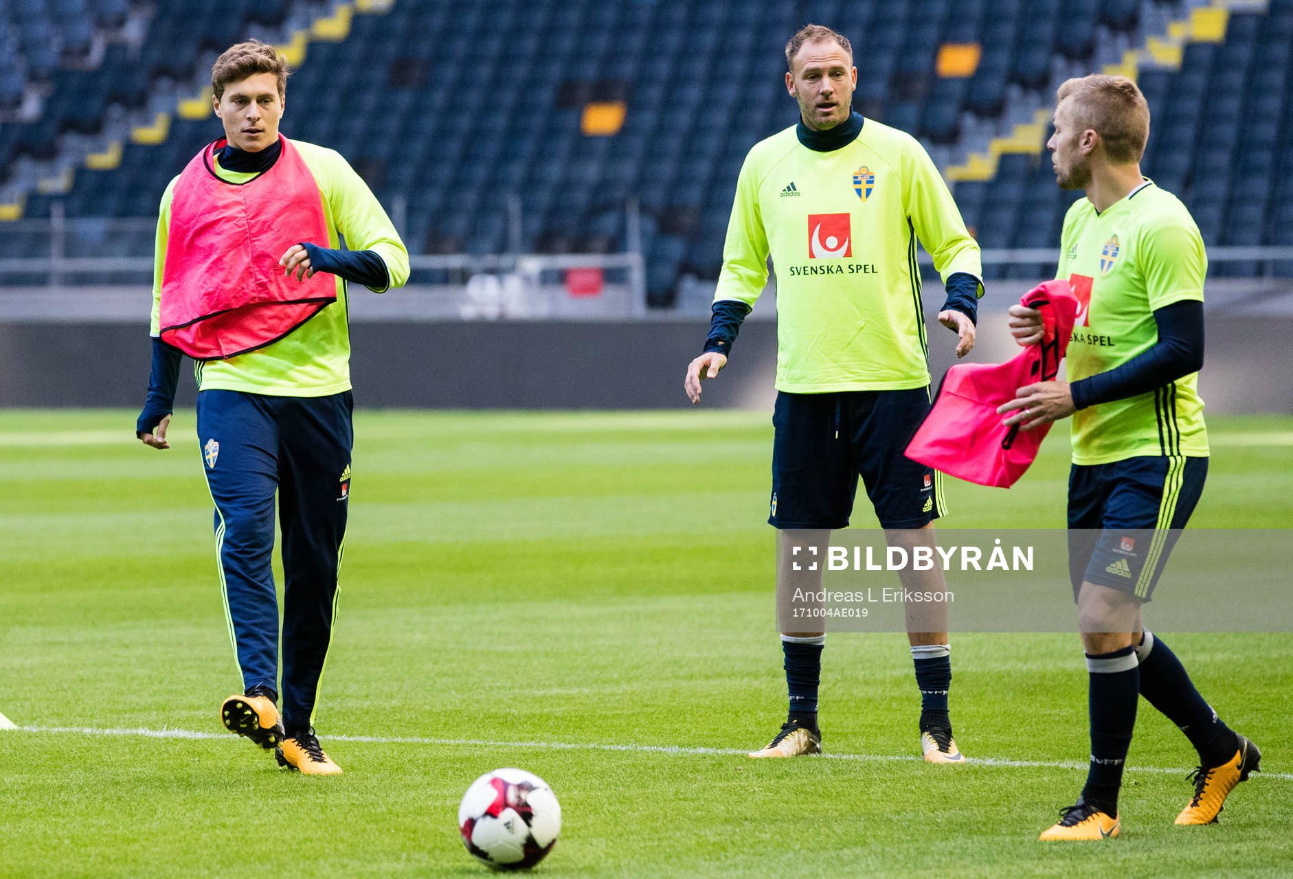 Sveriges Victor Nilsson Lindelöf, Andreas Granqvist och