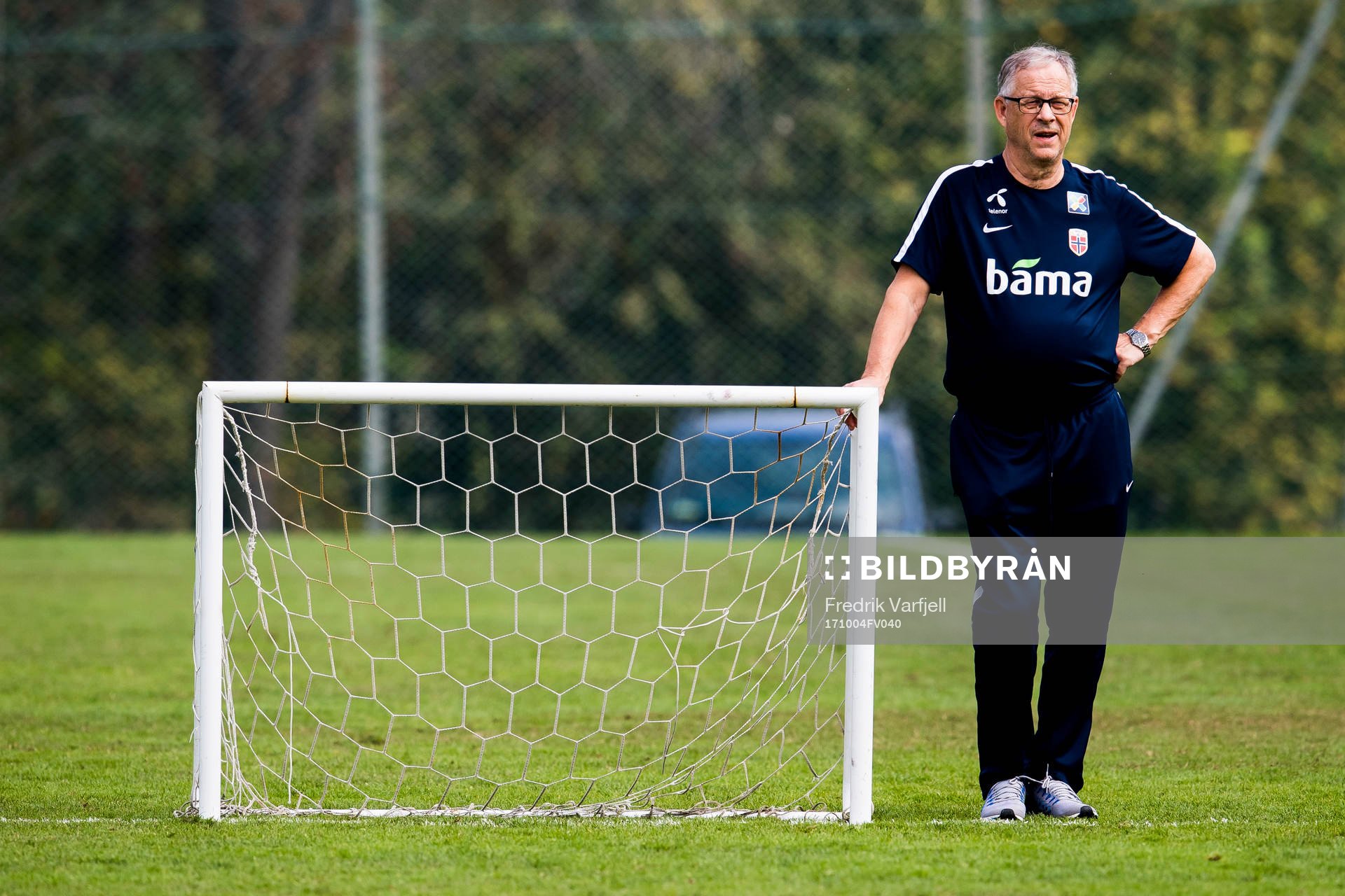 Lars Lagerbäck, head coach of Norway