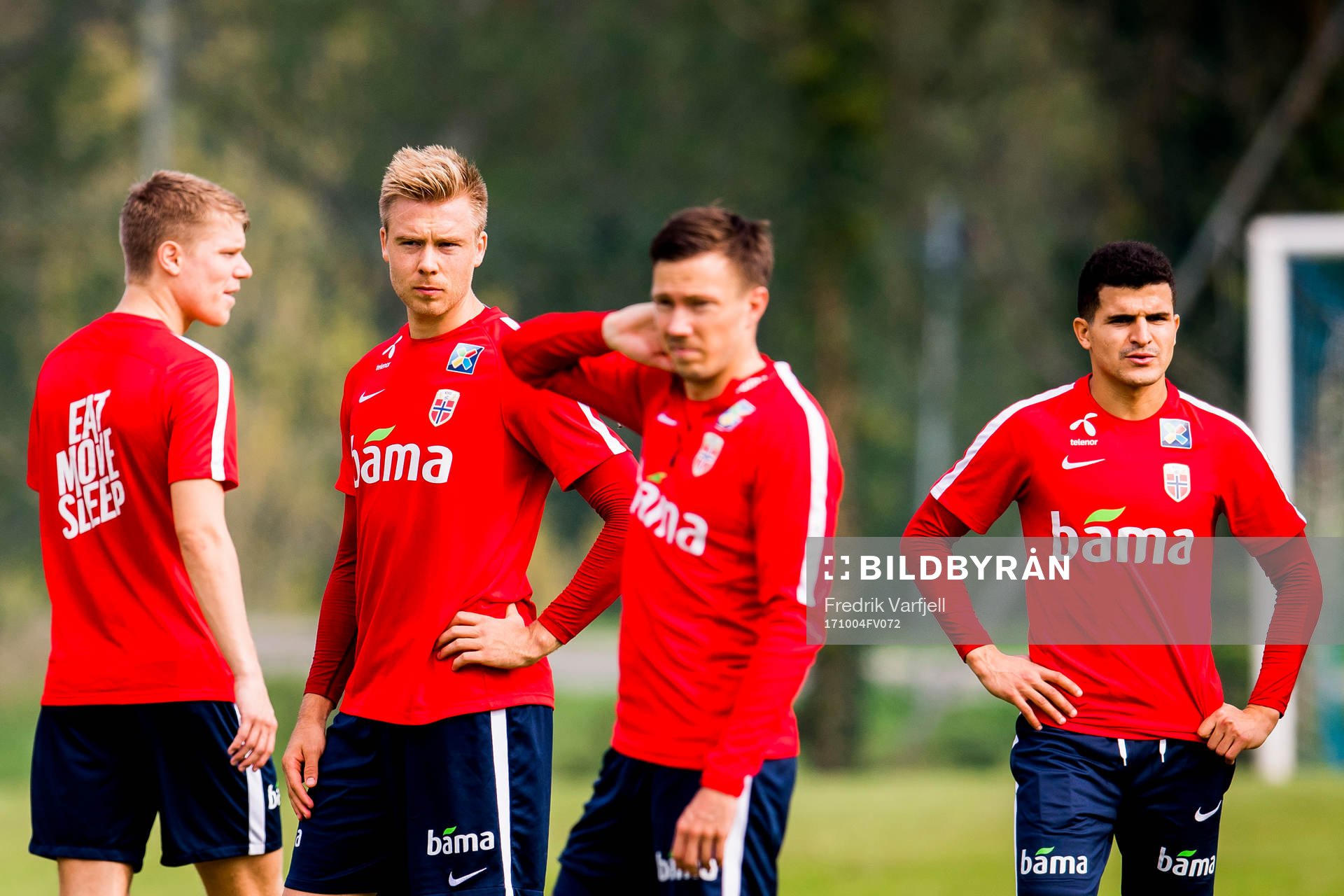 Sigurd Rosted, Alexander Toft Søderlund, Martin Linnes and
