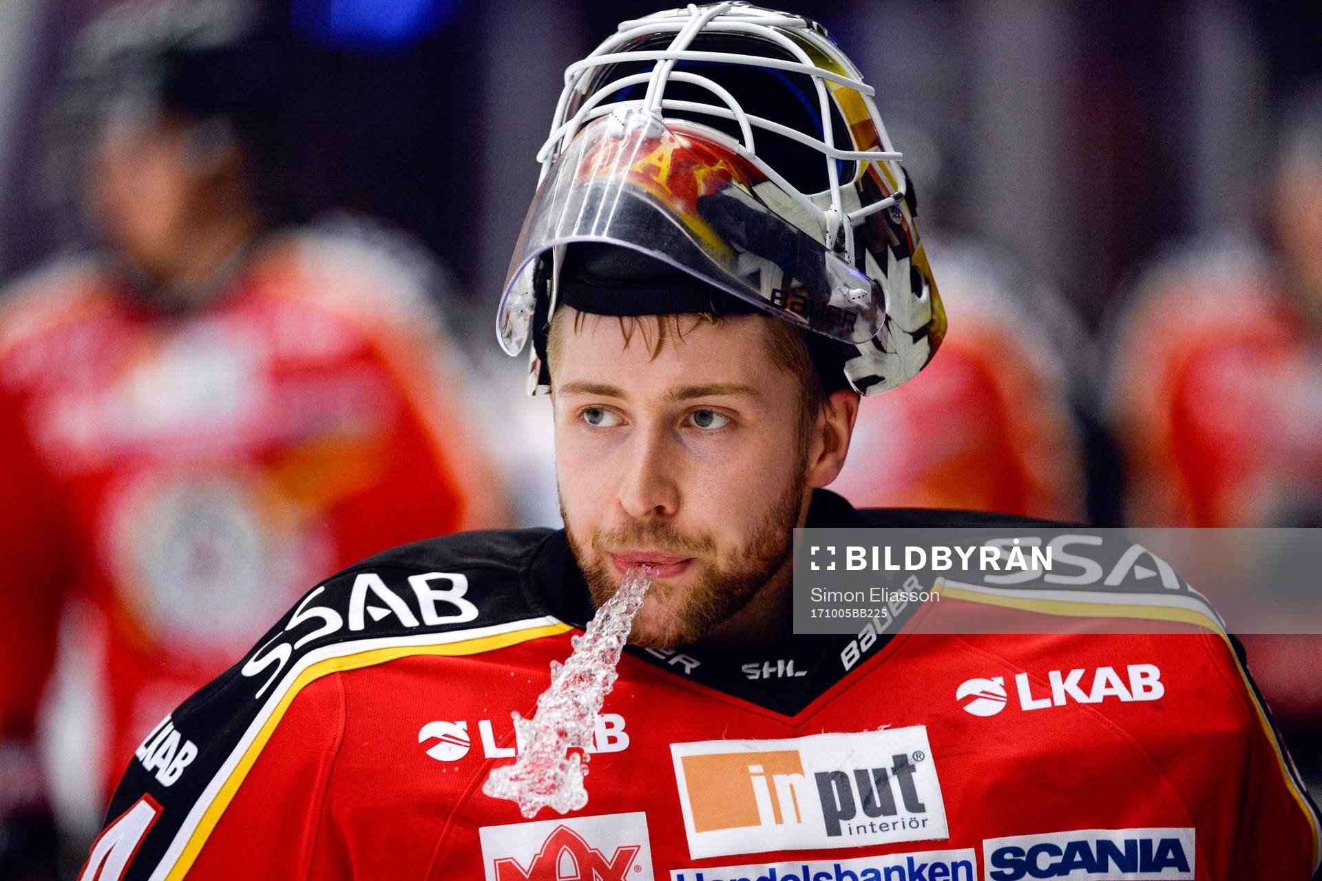 Luleås målvakt Joel Lassinatti