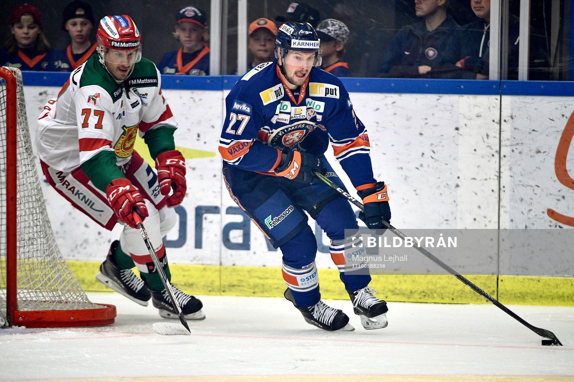 Moras Keaton Ellerby och Växjös Martin Lundberg