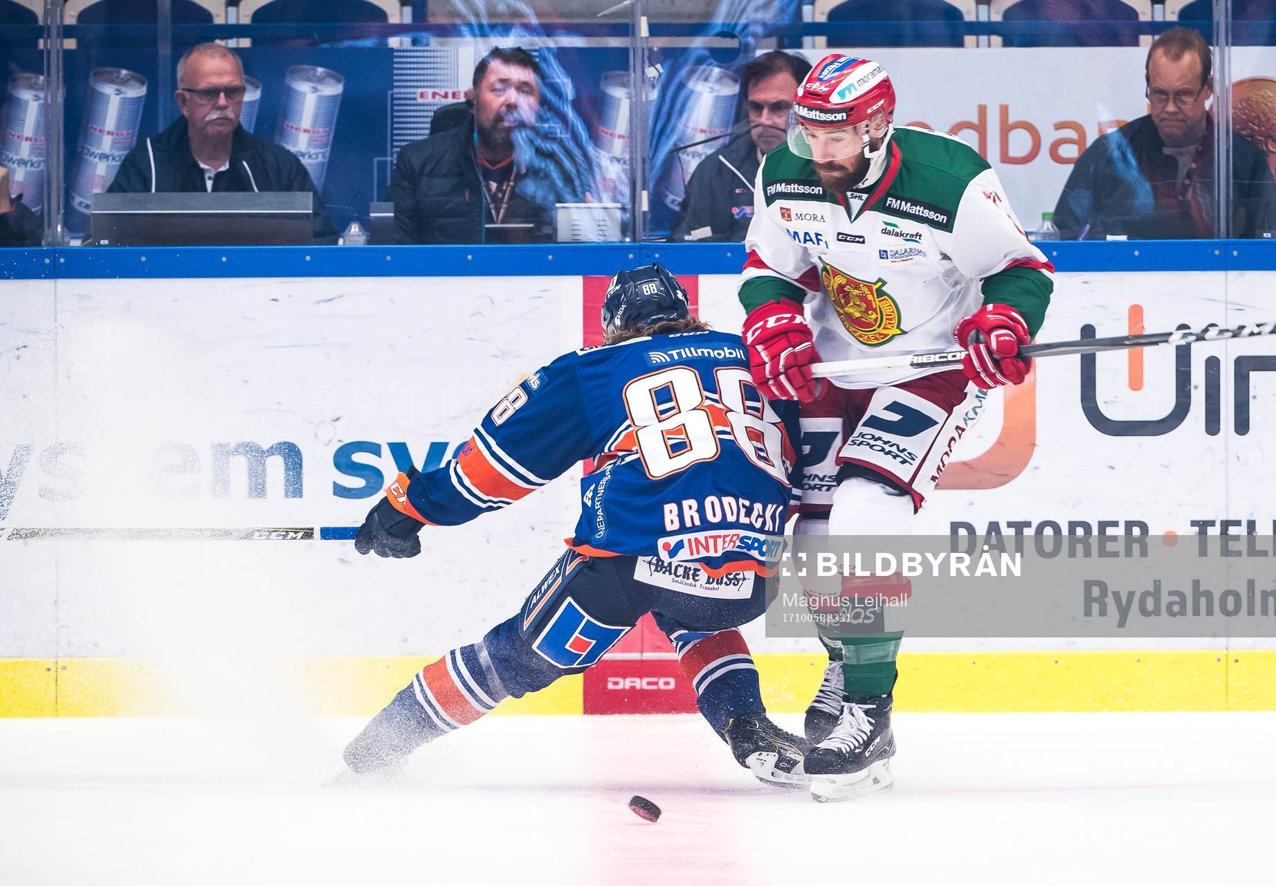 Växjös Adam Brodecki och Moras Andrew Rowe
