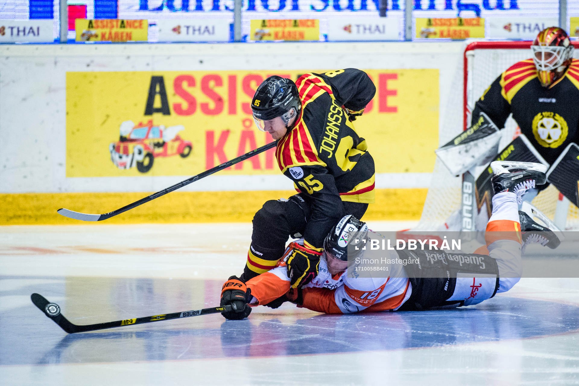 Brynäs Mikael Johansson och Karlskronas Emil Larsson