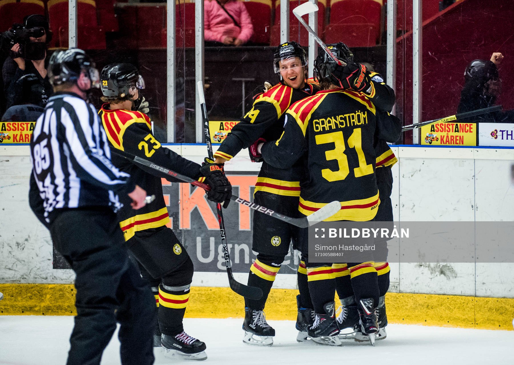 Brynäs Jacob Blomqvist jublar