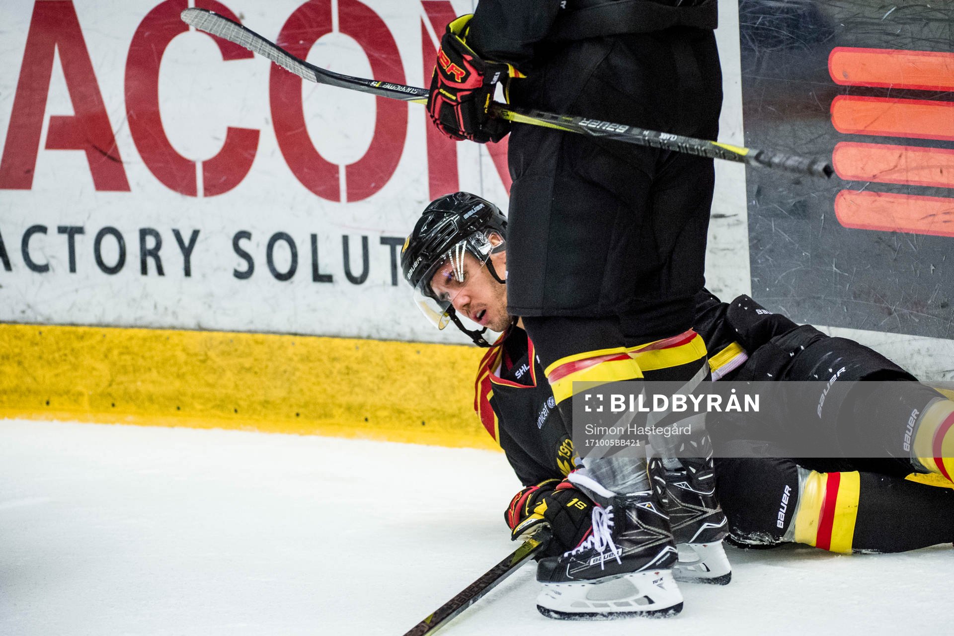 Brynäs Jesper Jensen har ont