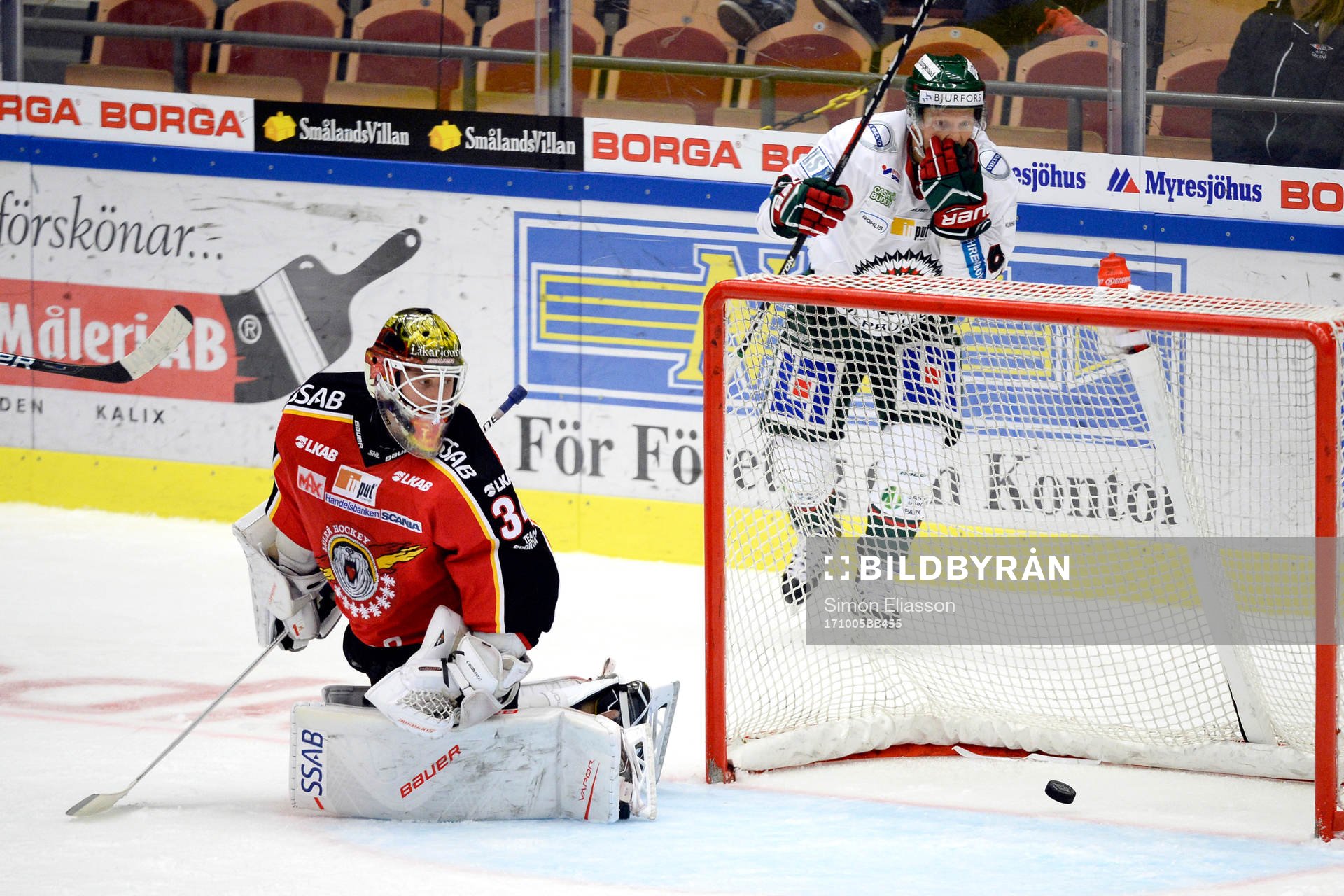 Frölundas Mats Rosseli Olsen jublar