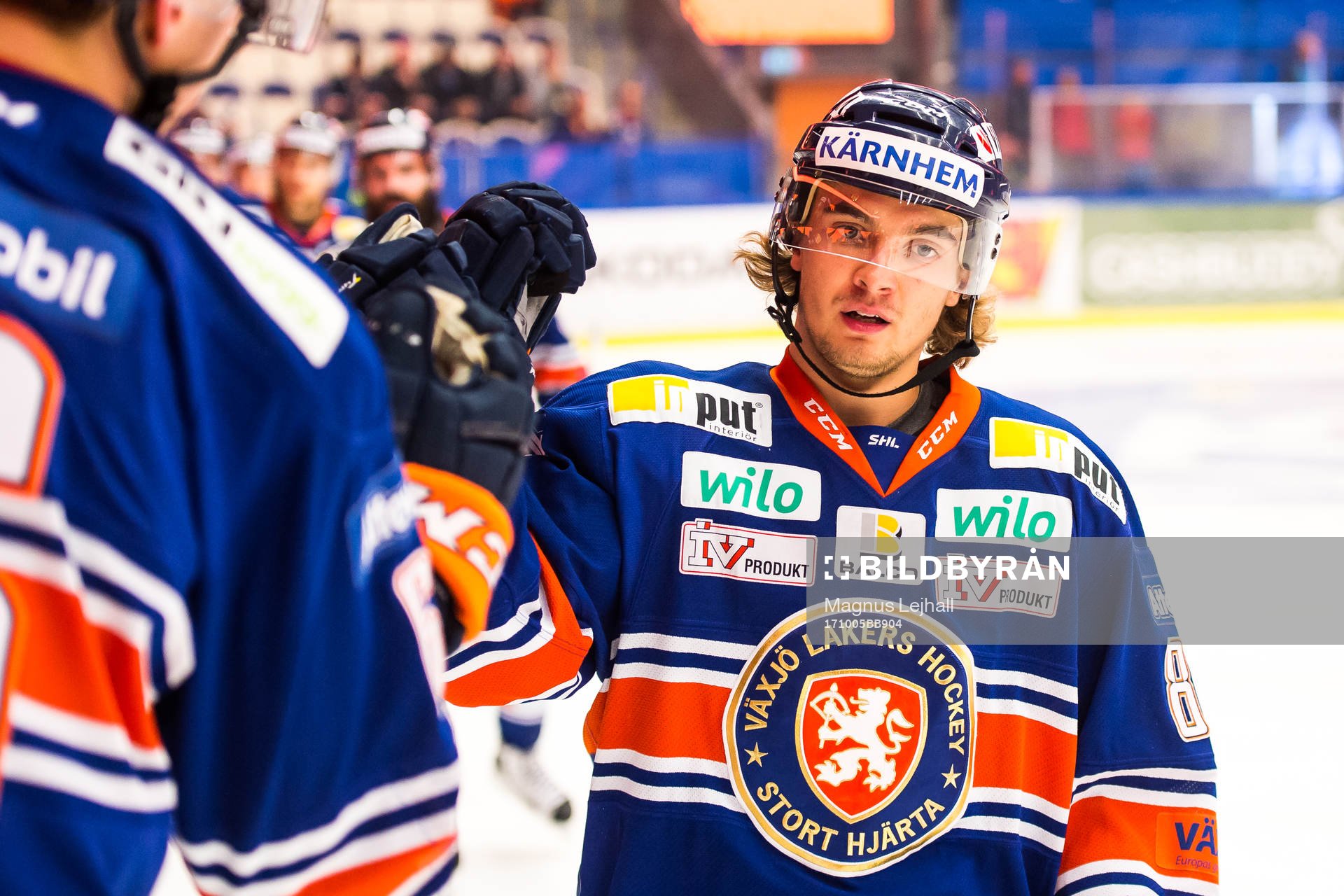 under ishockeymatchen i SHL mellan Växjö och Mora