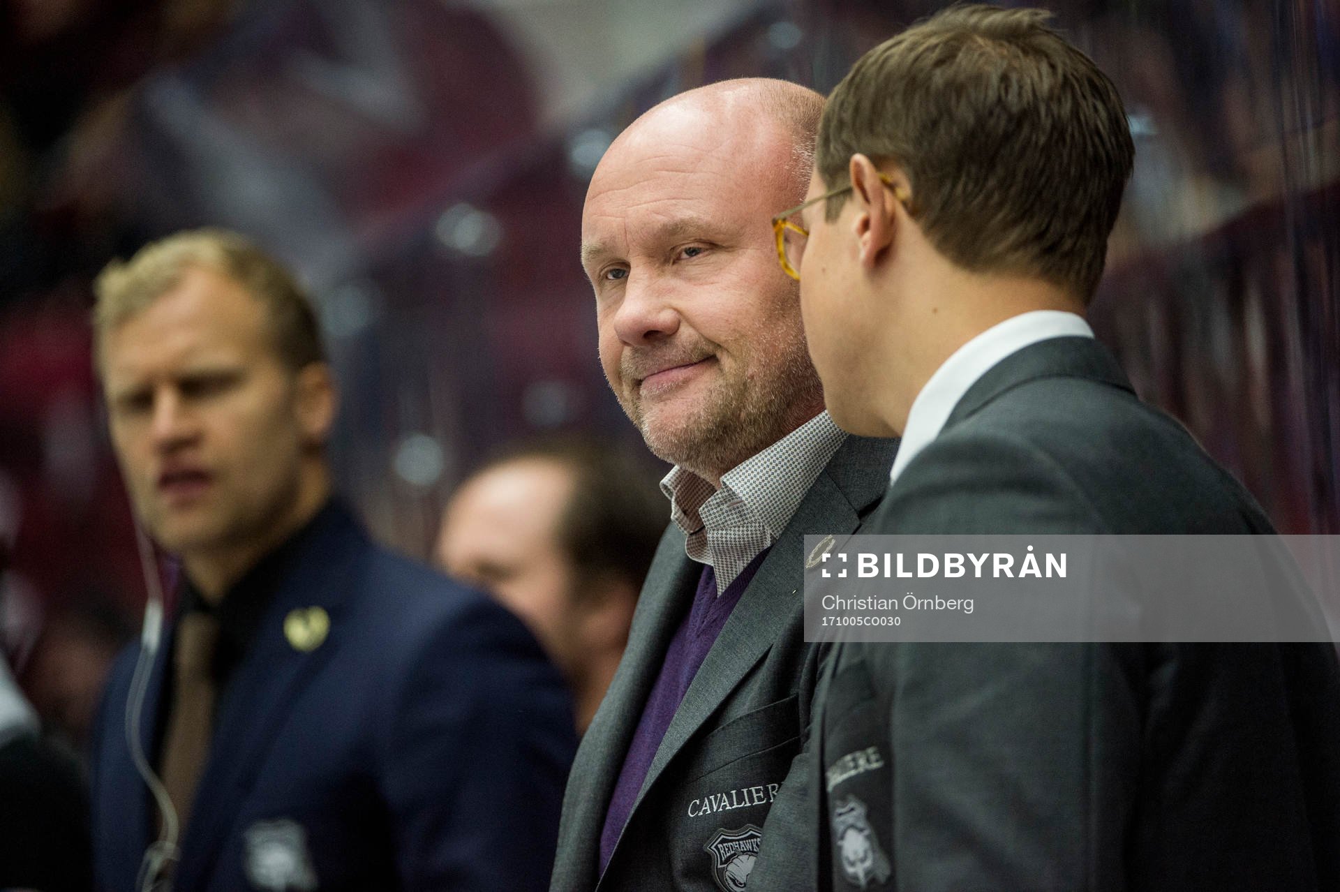 Malmö Redhawks tränare Peter Andersson och assisterande