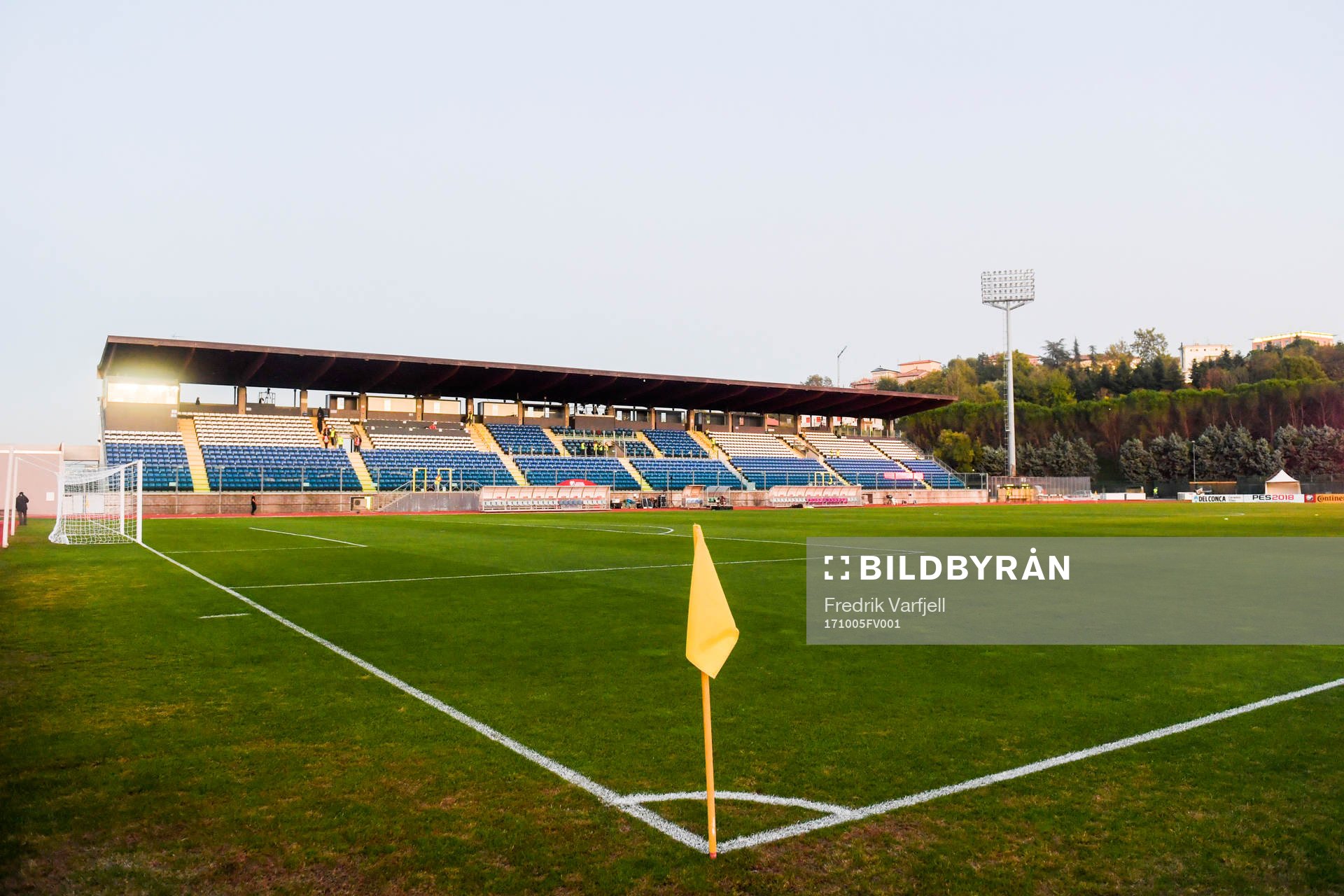 General view of Stadio Olimpico di Serravalle