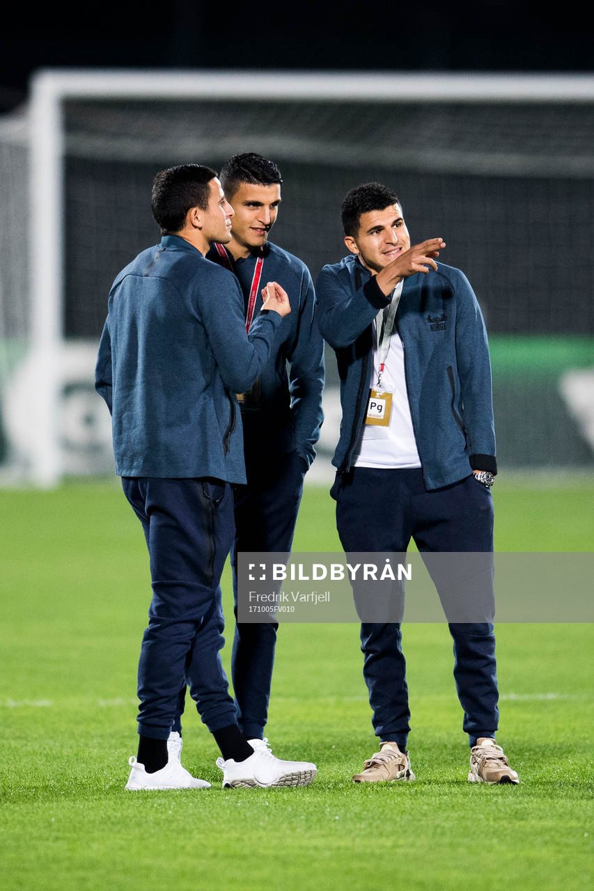 Omar Elabdellaoui, Mohamed Elyounoussi and Tarik