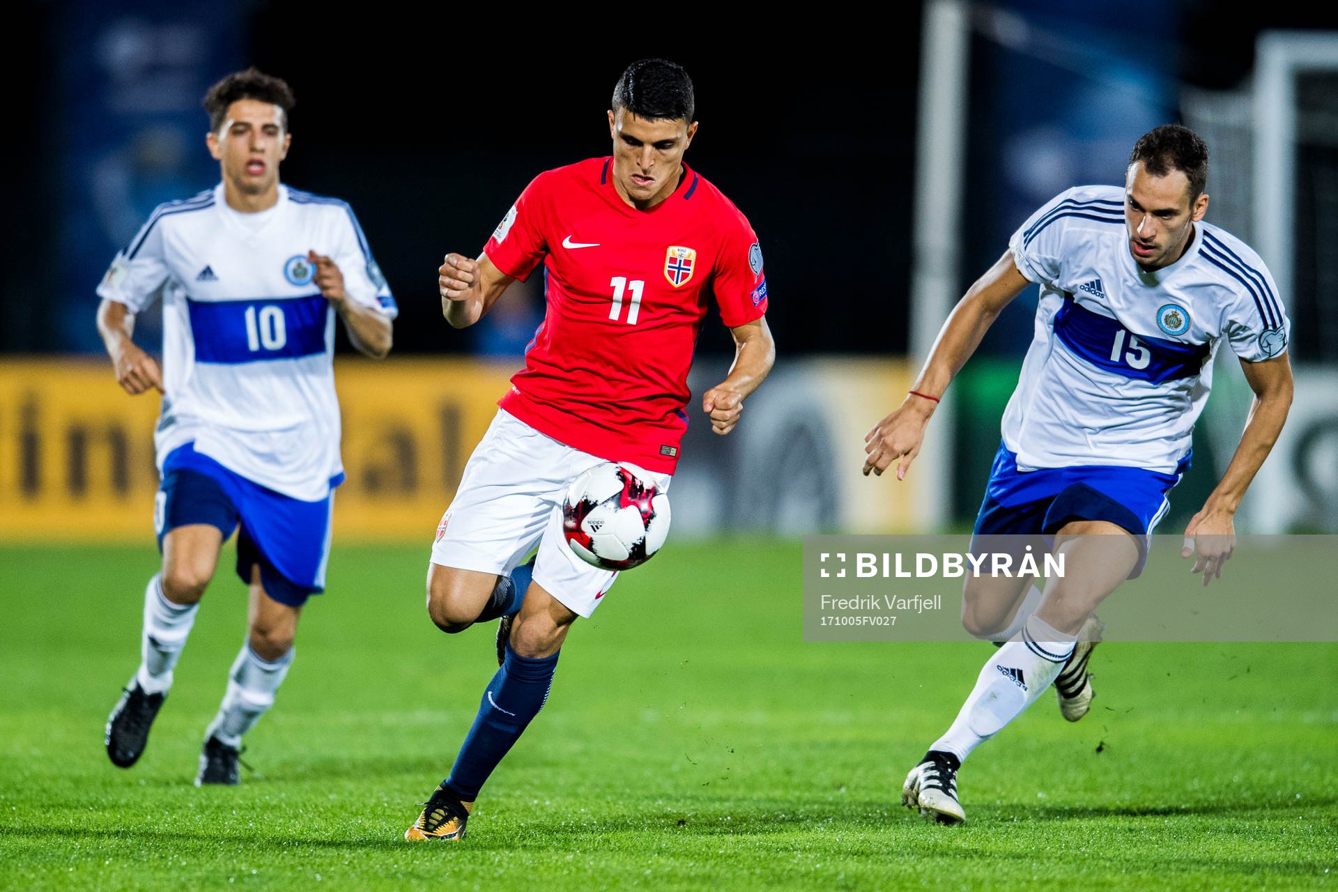 Michael Battistini of San Marino, Mohamed Elyounoussi of